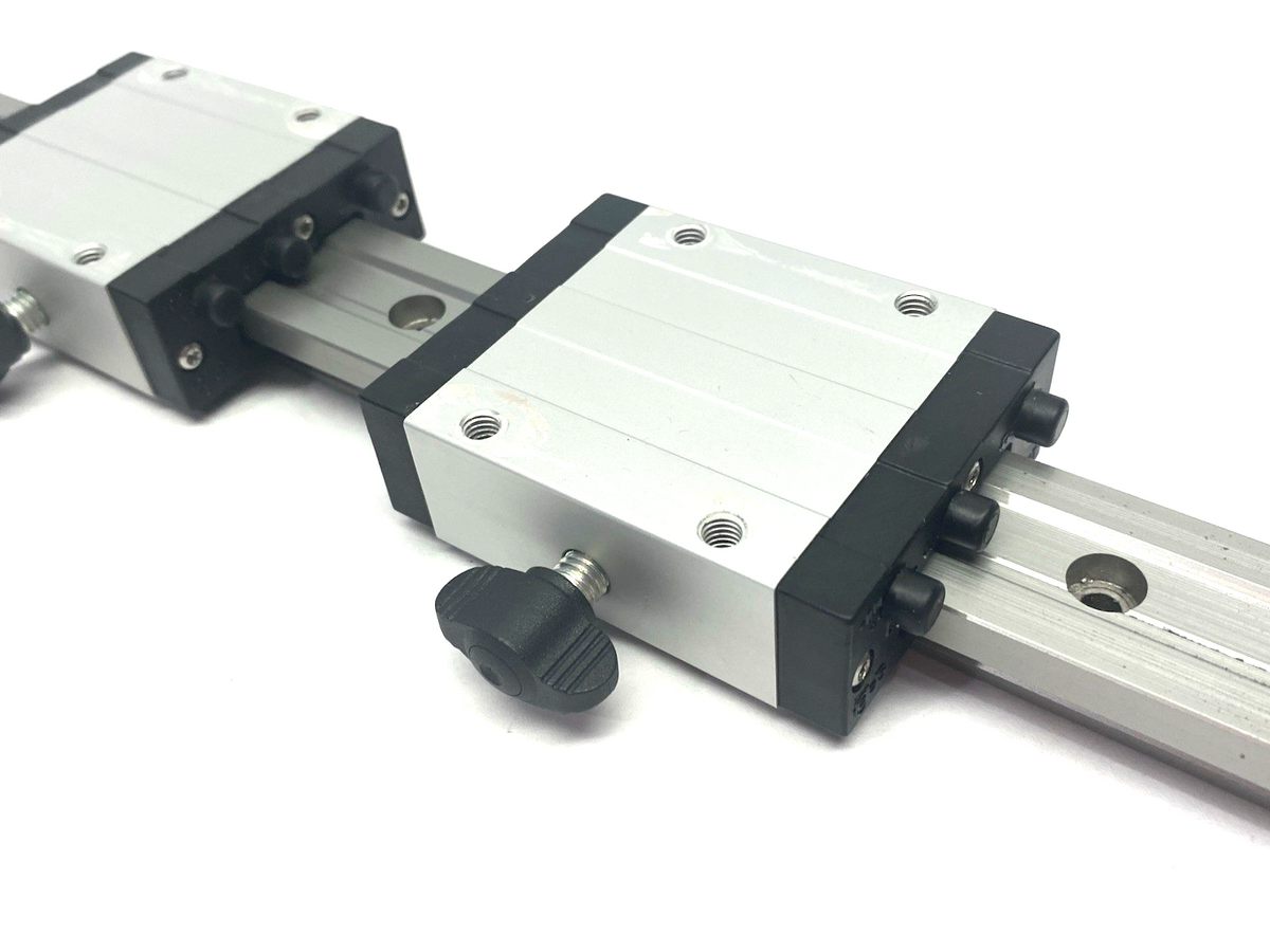 igus TW-01-20-HKA drylin® T Standard Carriage 2x with Hand Clamp, 16-1/8" Rail - Maverick Industrial Sales