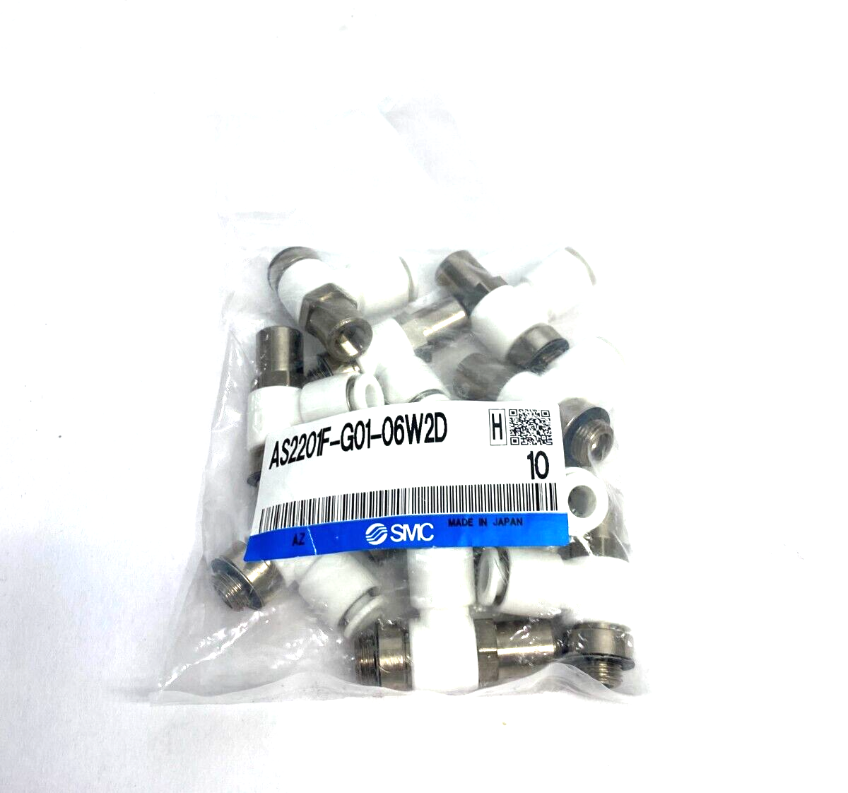SMC AS2201F-G01-06W2D Flame Resistant Flow Control Valve PKG OF 10 - Maverick Industrial Sales