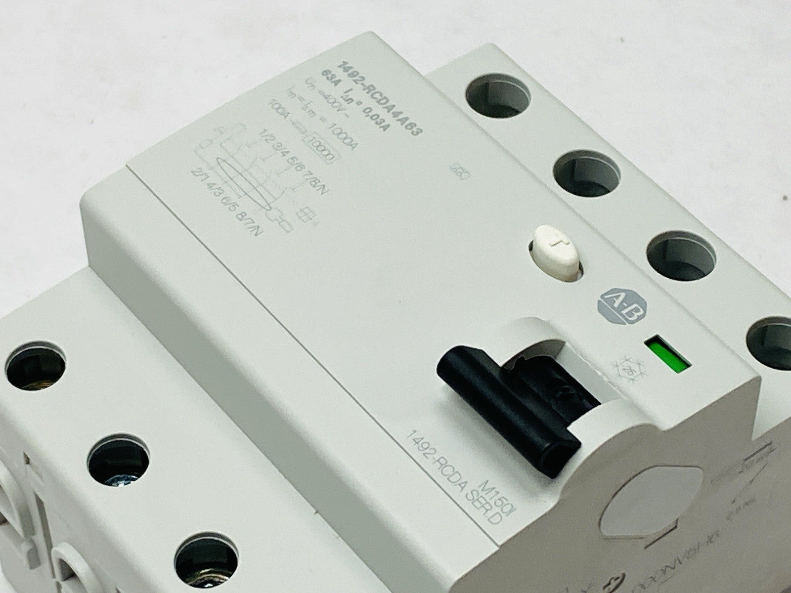 Allen Bradley 1492-RCDA4A63 Ser D Residual Current Circuit Breaker 63A 4-Pole - Maverick Industrial Sales