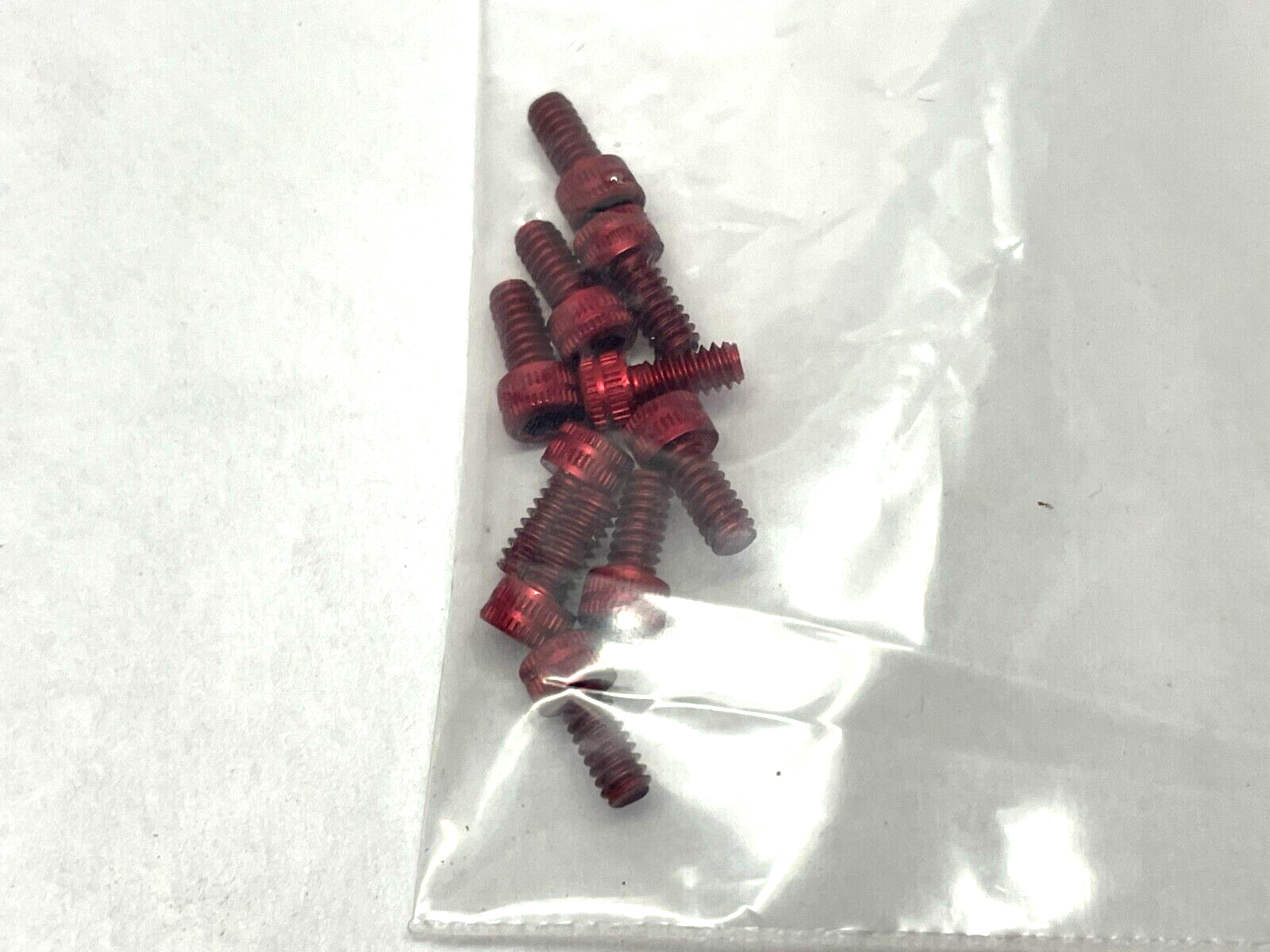 RASC0812-8A4 4-40 x 1/4 SHCS Red Screws PKG OF 10 - Maverick Industrial Sales