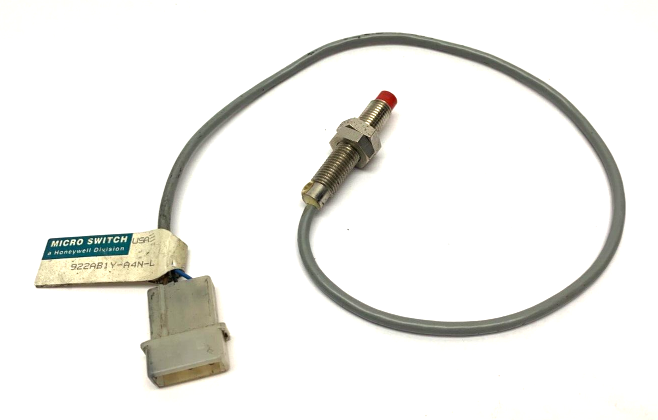 Micro Switch 922AB1Y-A4N-L Inductive Proximity Sensor - Maverick Industrial Sales