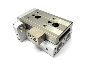 MXQ16L-20CS-M9PL | SMC  Pneumatic Precision Slide Table 16mm Bore 20mm Stroke - New – Open box