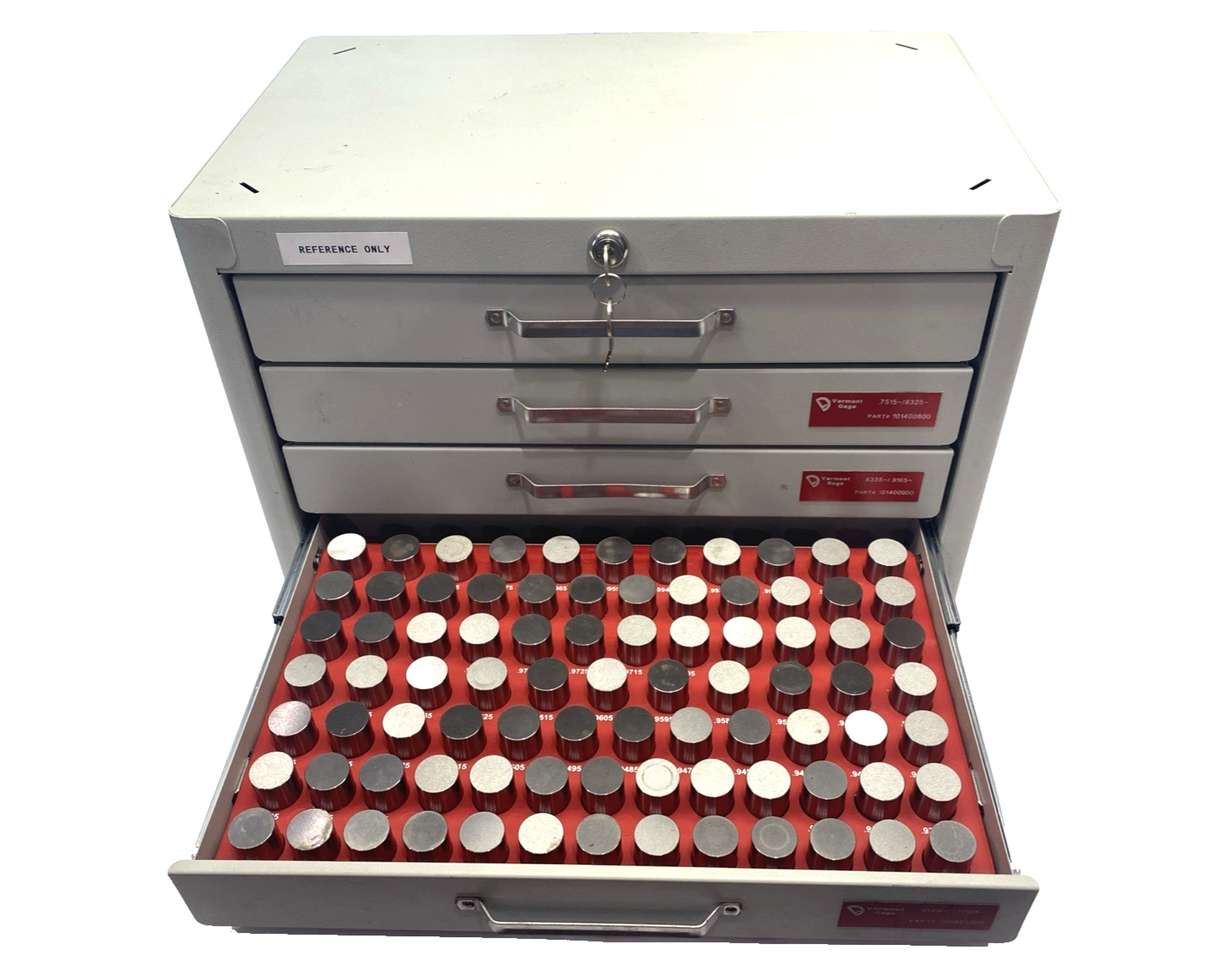 Vermont Gage 101400800 101400900 & 101401000 Class ZZ Pin Gage Set 0.7515-1.0005 - Maverick Industrial Sales