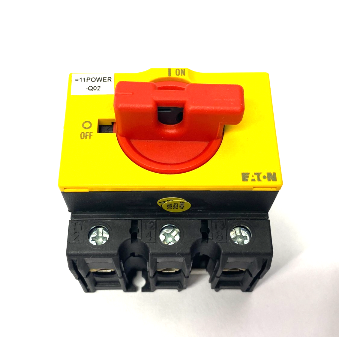 Eaton P3-63/IVS-RT Moeller Series On/Off Switch, 3-Pole, 63A, 045845 - Maverick Industrial Sales