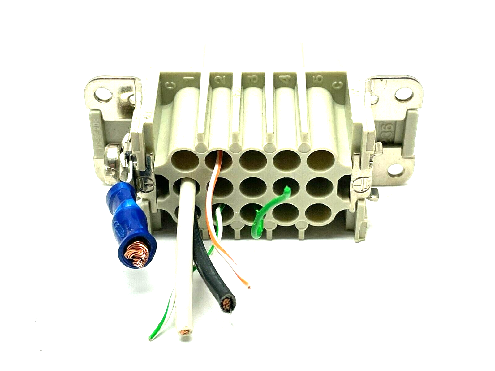 ILME CDF 15 Female Insert Crimp Connection 15 poles + PE 10A 250V 4kV LOT OF 2 - Maverick Industrial Sales