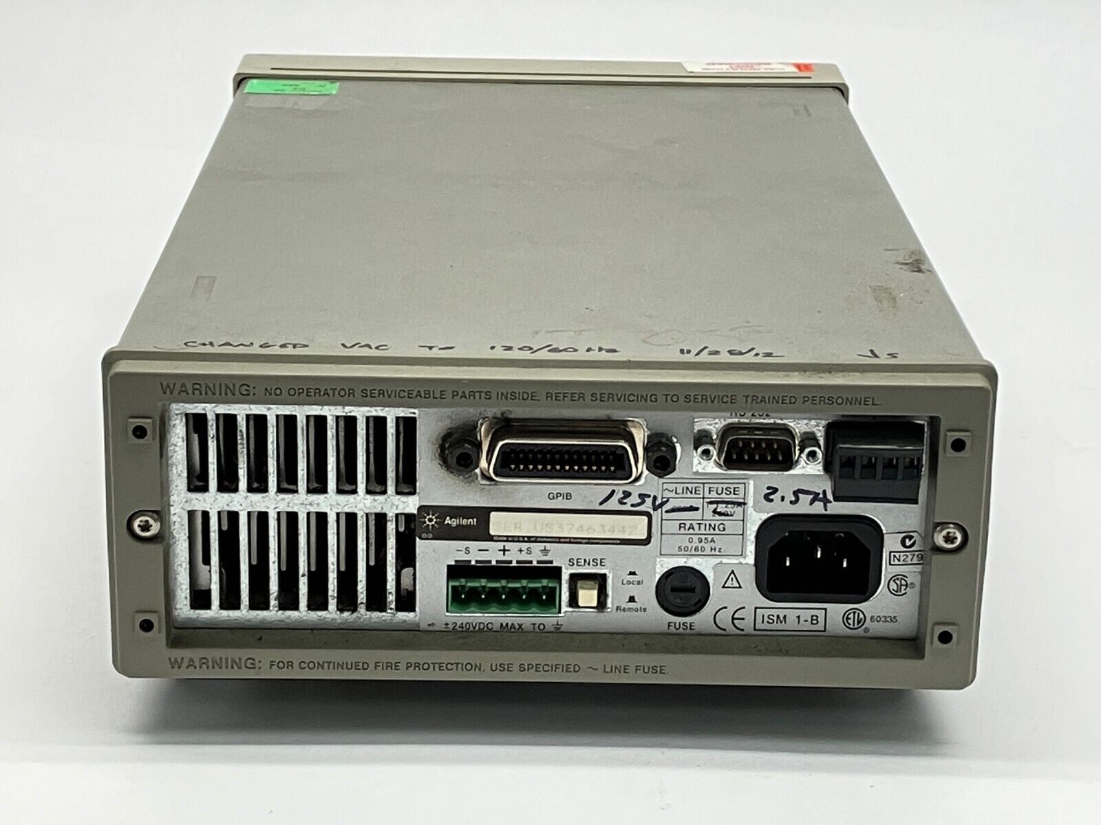 Agilent 6612C System DC Power Supply 0-20V, 0-2A - Maverick Industrial Sales