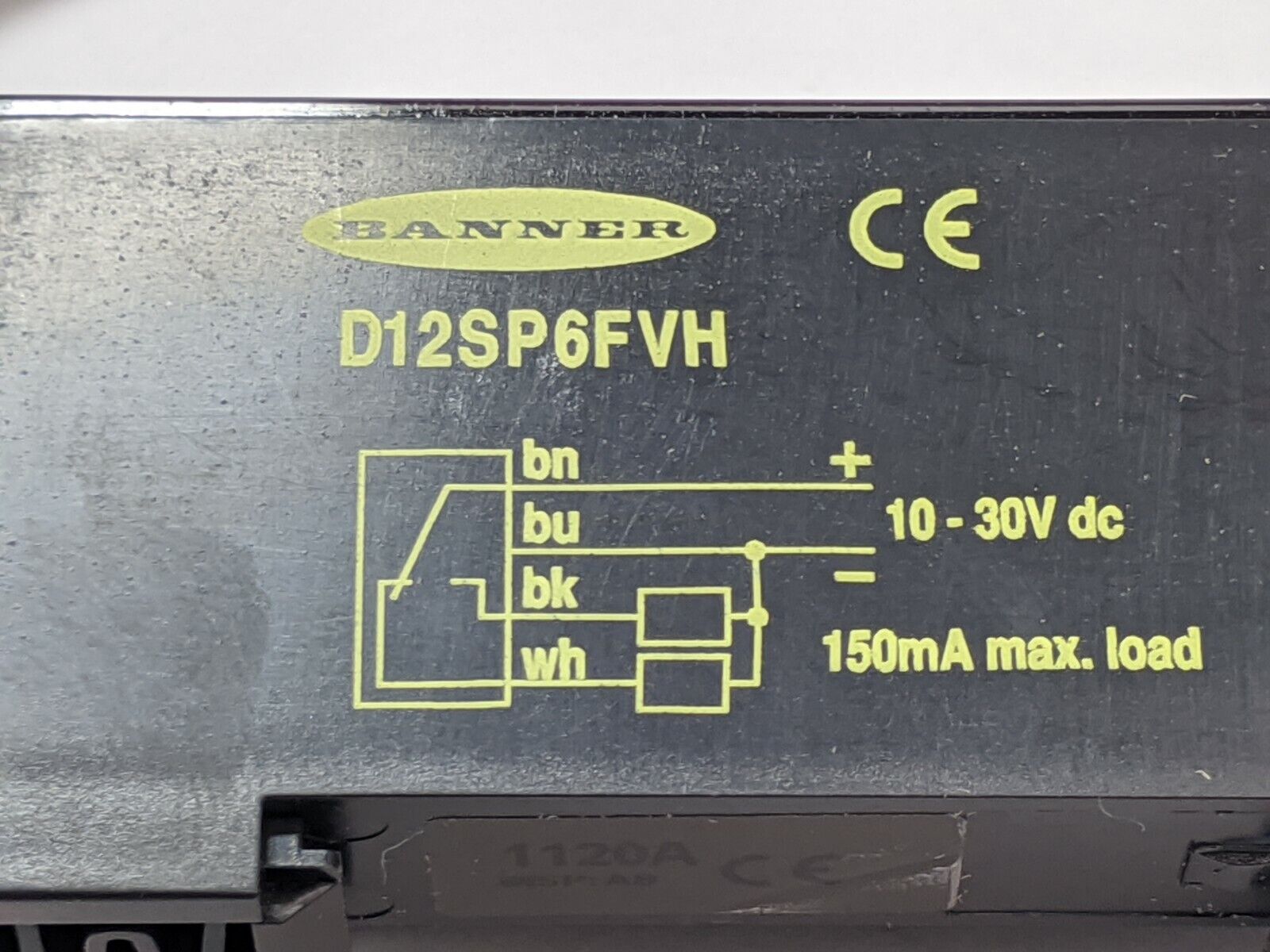 Banner D12SP6FVH Higher Power Visible Glass Fiber PNP 36053 - Maverick Industrial Sales