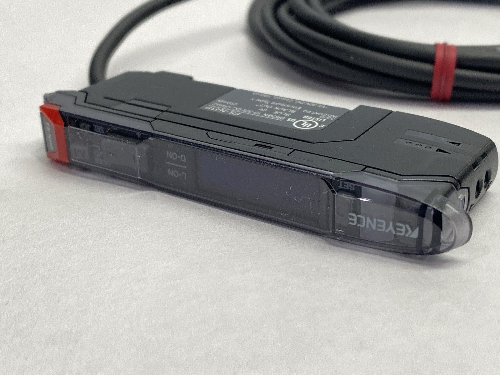 Keyence FS-N41P Digital Fiber Optic Sensor Amplifier Units Cable Type Main Unit - Maverick Industrial Sales