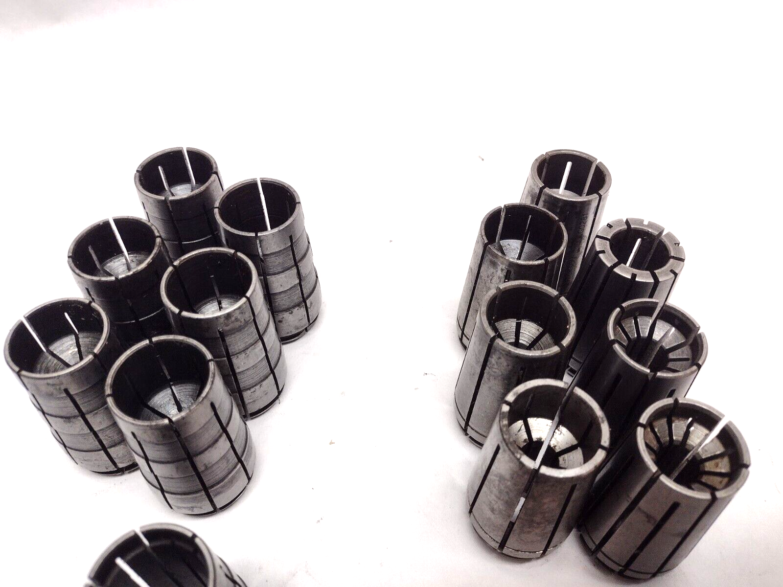 69 Pieces | Assorted CNC Spring Collets LOT OF 69 - Used - Maverick Industrial Sales