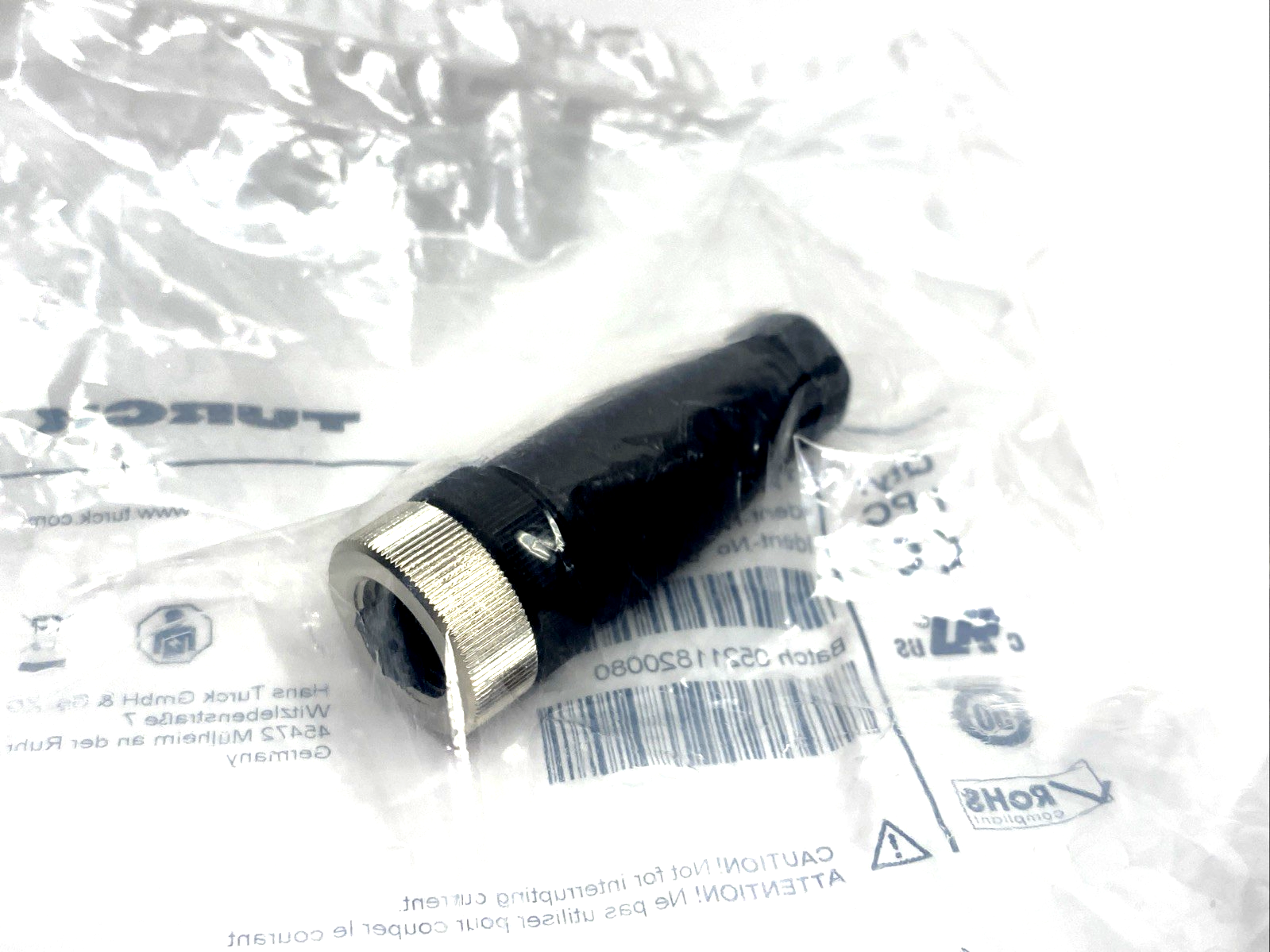 Turck MF 3131-0 Field Wireable Connector 1-3/8" 3-Pin Female U5590 - Maverick Industrial Sales