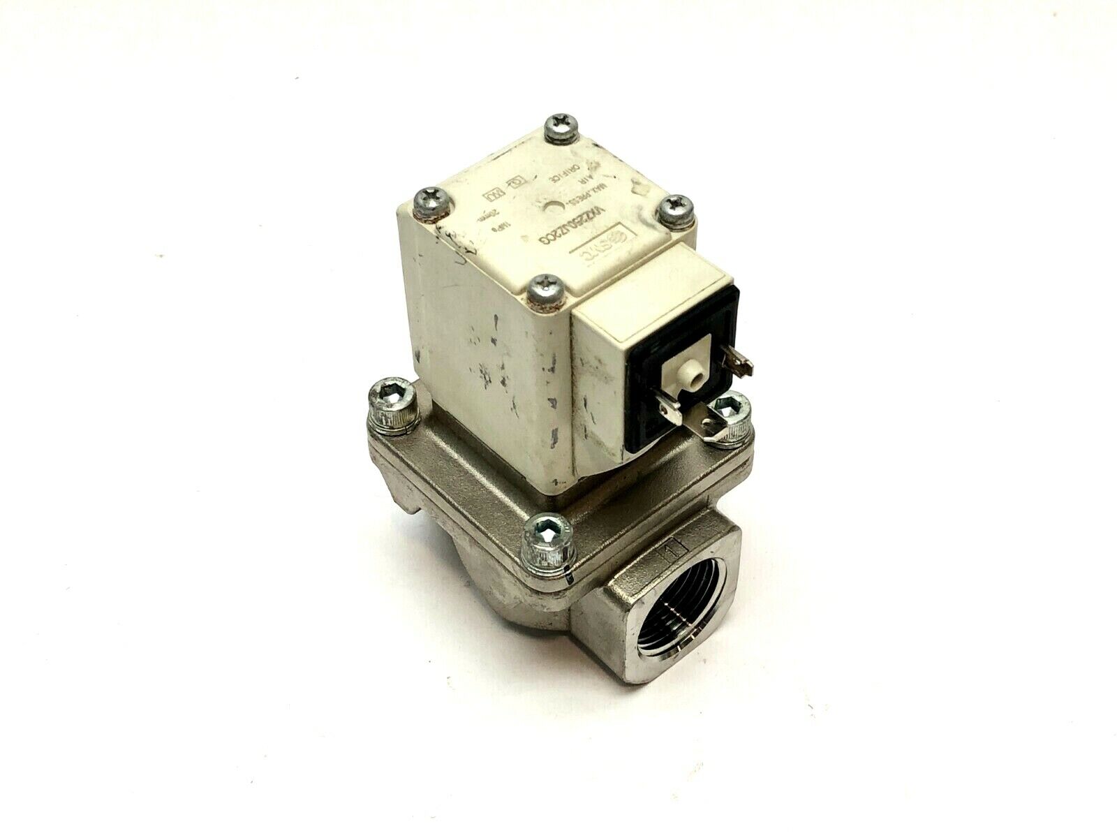 SMC VXZ250JZ2CG Pilot Operated 2 Port Solenoid Valve for Air - Maverick Industrial Sales