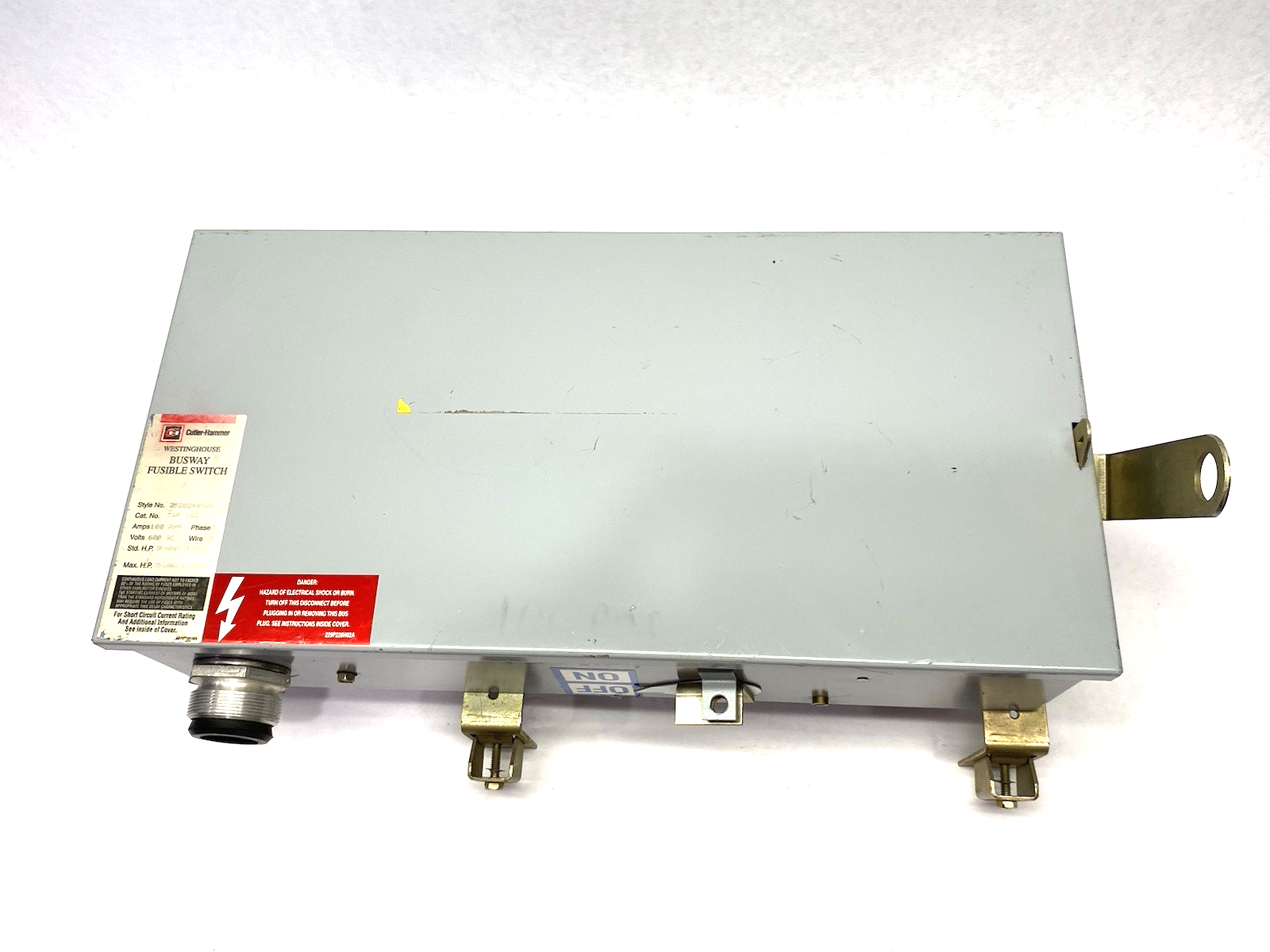 2528D48G06 | Westinghouse Cutler-Hammer Fusible Busway Switch 3-Wire 3-Phase - For parts or not working - Maverick Industrial Sales