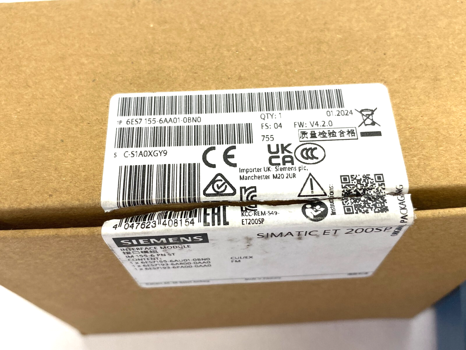 Siemens 6ES7155-6AA01-0BN0 SIMATIC ET 200SP PROFINET Interface Module - Maverick Industrial Sales