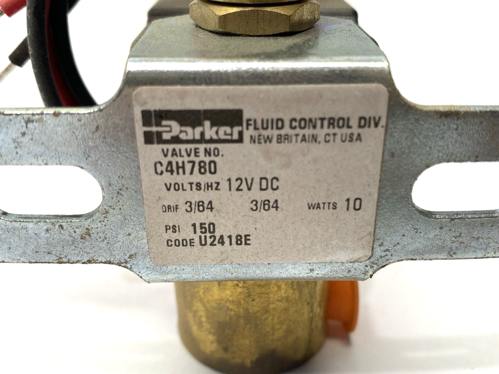 C4H780 | Parker Solenoid Valve 3-Way 150PSI 12VDC SHELFWARE - New Othe C4H780 | Parker Solenoid Valve 3-Way 150PSI 12VDC SHELFWARE - New Othe