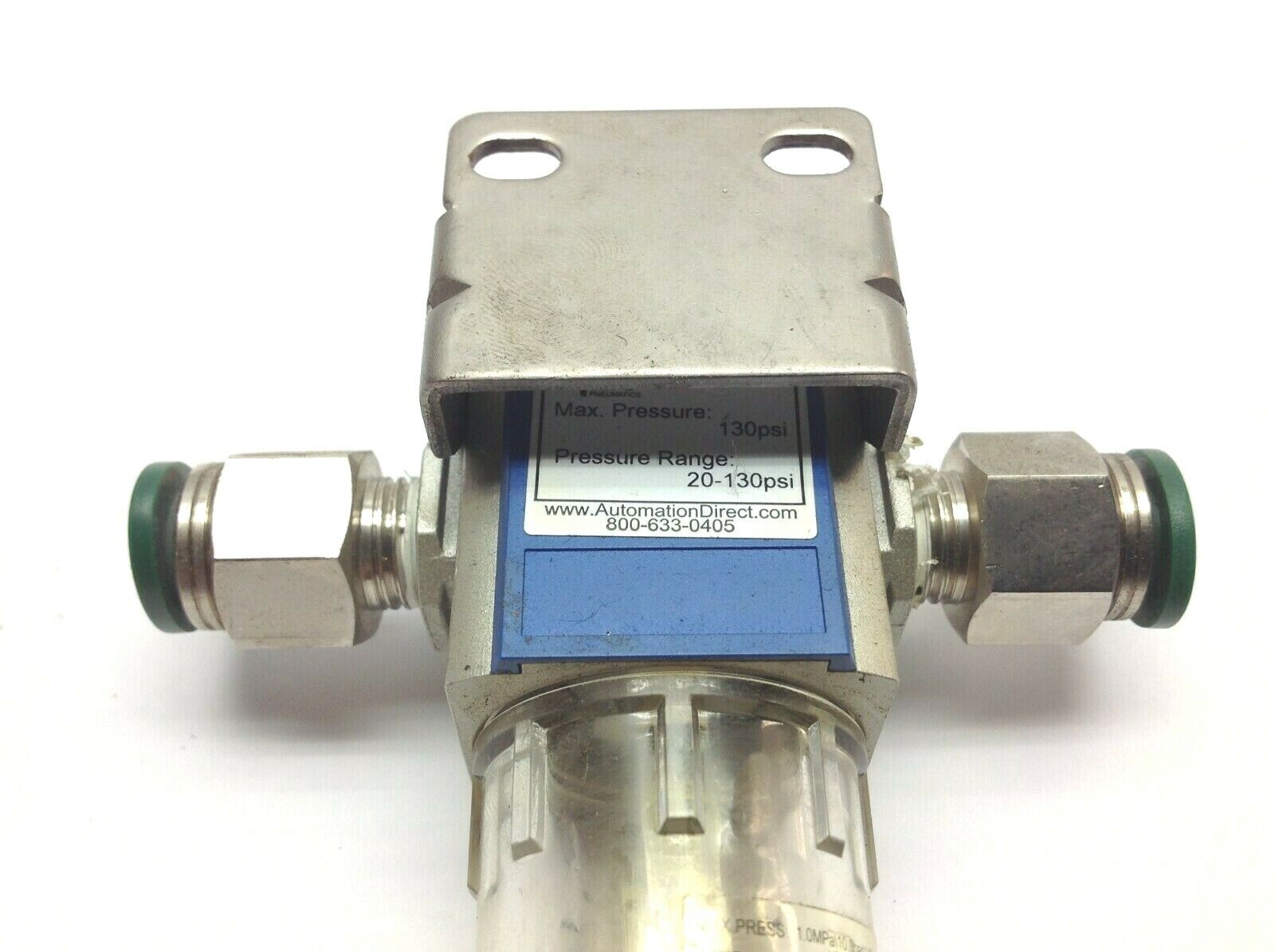 Nitra AL 22 Pneumatic Filter Max 130 PSI 3/8" Ports - Maverick Industrial Sales