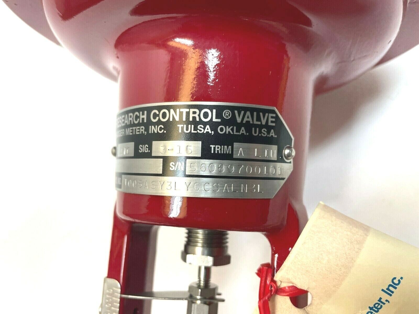 Research Control Valve, ATC, 3-15,1005ASY3LY0CSALN3L Flow Control Valve - Maverick Industrial Sales