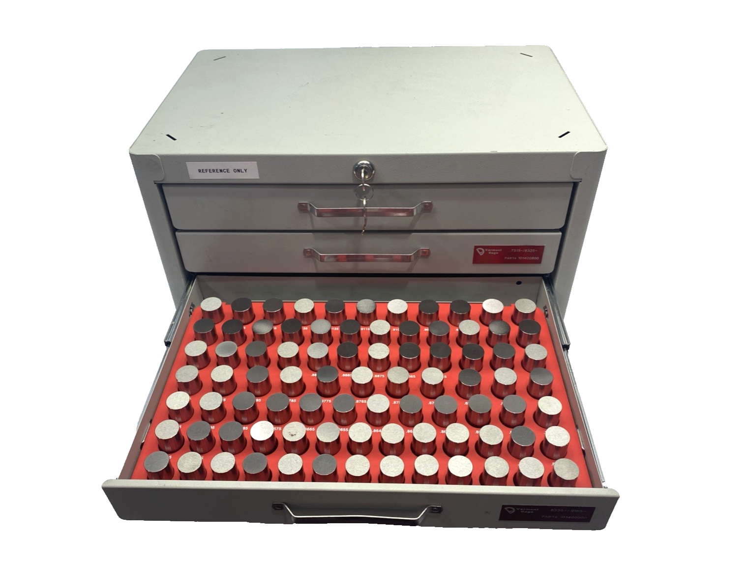 Vermont Gage 101400800 101400900 & 101401000 Class ZZ Pin Gage Set 0.7515-1.0005 - Maverick Industrial Sales