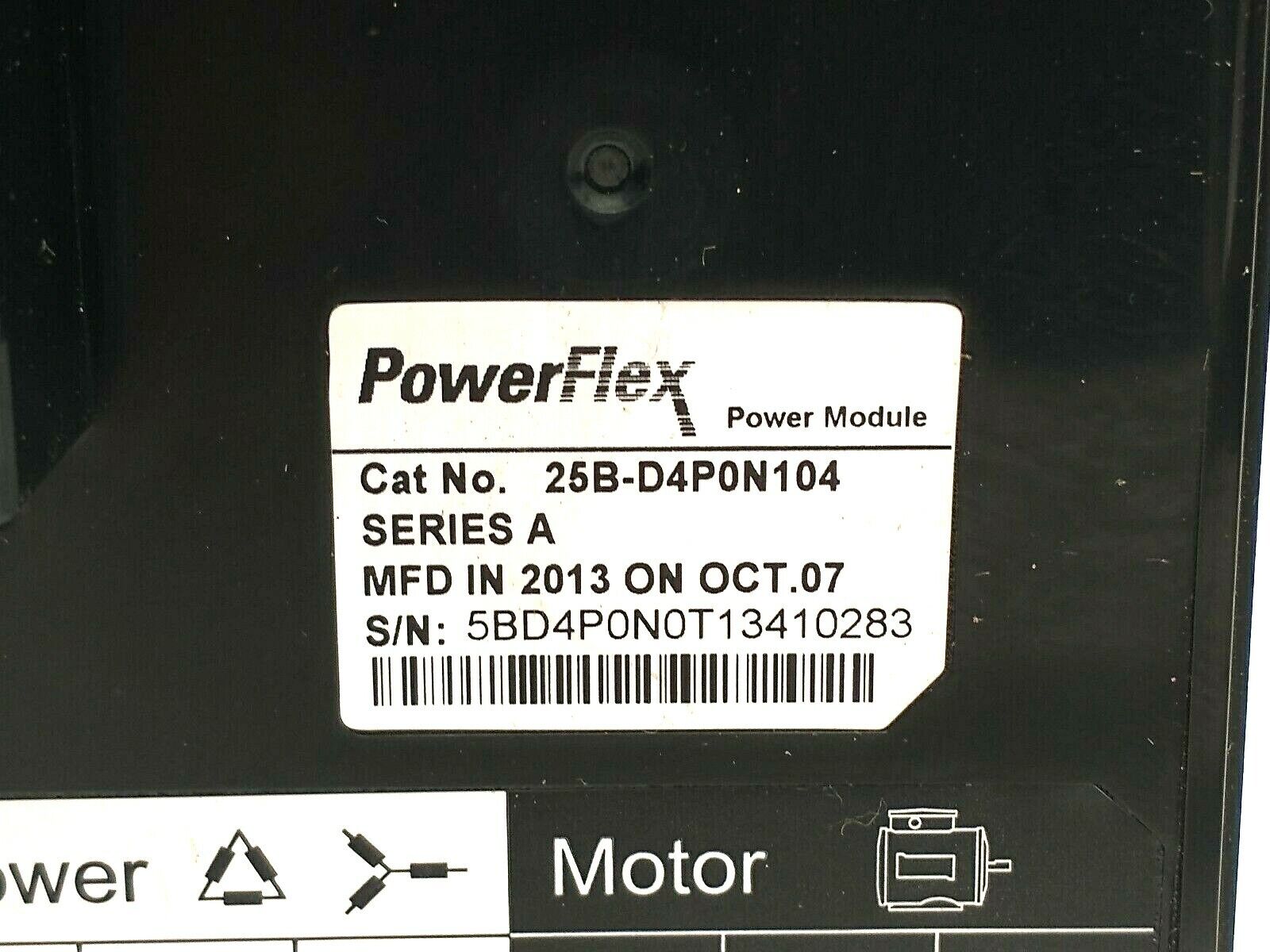 Allen Bradley 25B-D4P0N104 Ser. A 3PH 2HP AC Drive 480V AC Input NO CONTROLLER - Maverick Industrial Sales