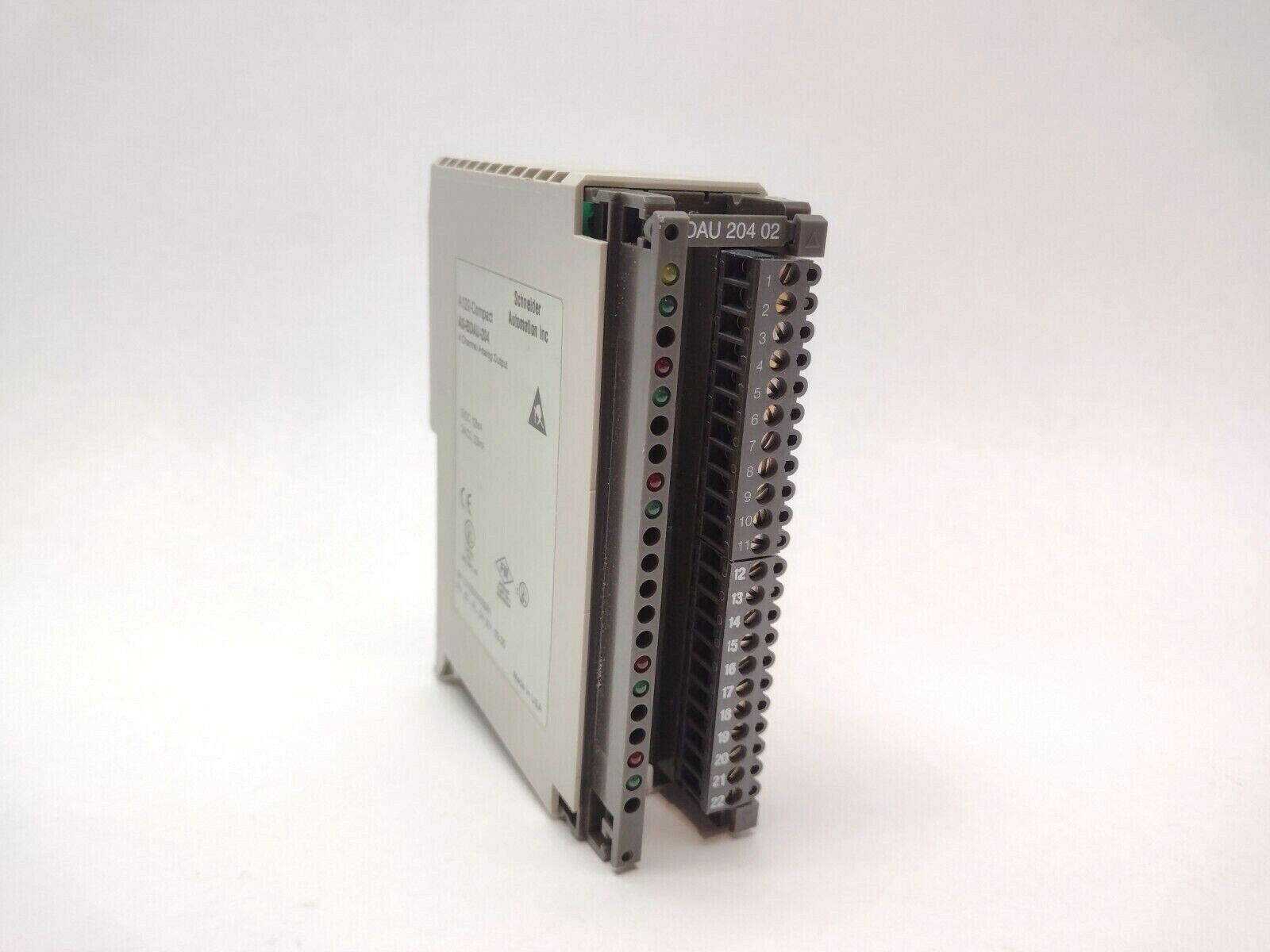 Schneider Automation AS-BDAU-204 A120-Compact 4 Channel Analog Output Module - Maverick Industrial Sales