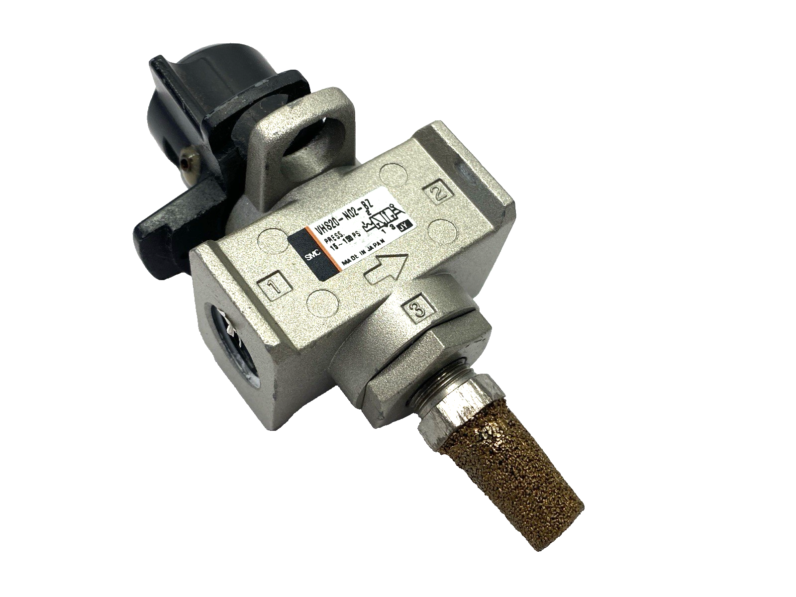 SMC VHS20-N02-BZ Lock Out Valve 3-Port 1/4" NPT - Maverick Industrial Sales