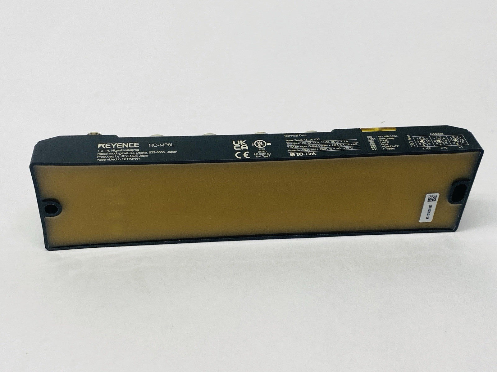 Keyence NQ-MP8L 8-Port Multi-Protocol Compatible IO-Link Master Module - Maverick Industrial Sales