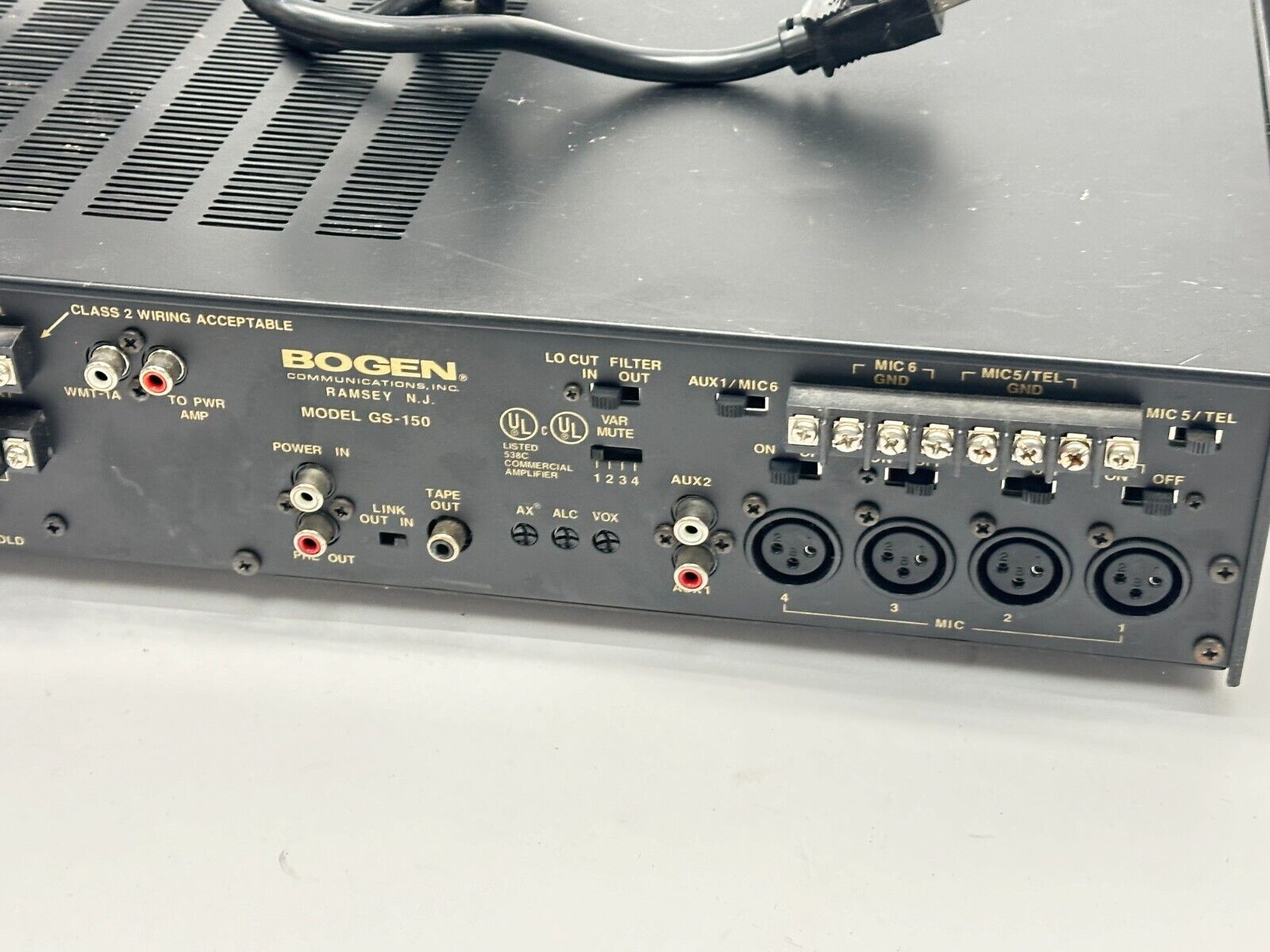 Bogen GS-150 Gold Star Series Amplifier 10-Band Equalizer - Maverick Industrial Sales
