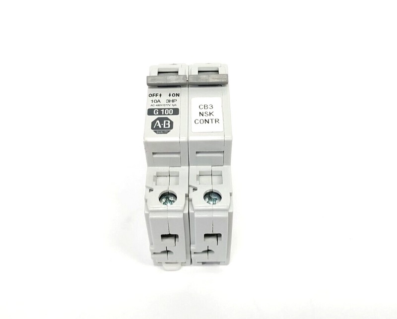 Allen Bradley 1492-CB2G100 Ser. C Circuit Breaker 10A 3HP 2P 1492-CB2 G100 - Maverick Industrial Sales