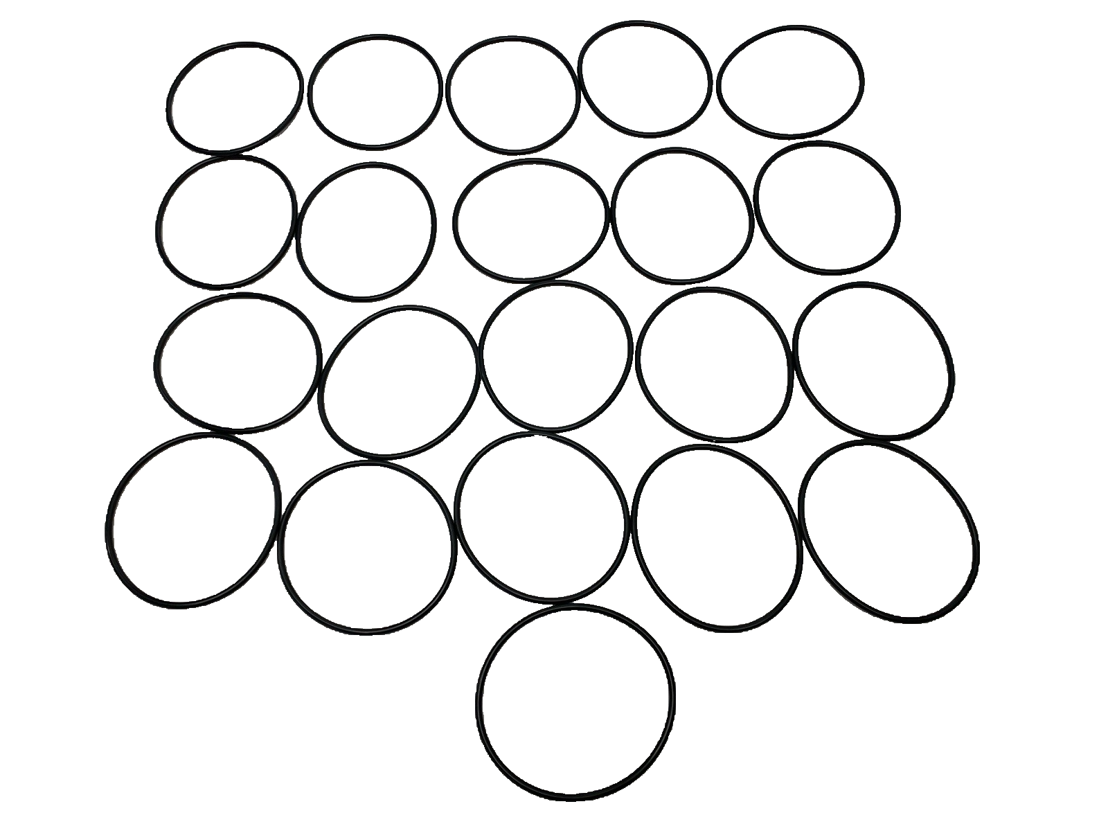 N/A | GFU O-Ring 98mm x 4mm NBR 70 LOT OF 21 - New – Open box - Maverick Industrial Sales