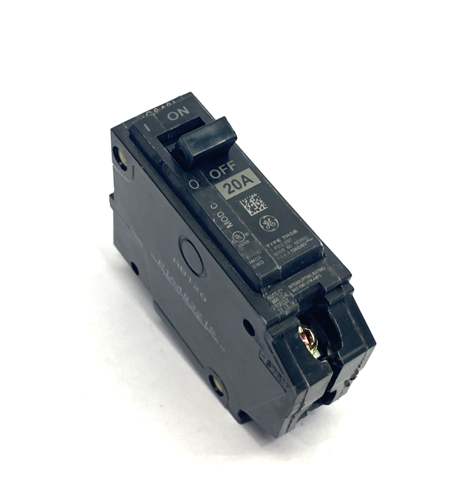 General Electric 30652 20A Circuit Breaker 1-Pole Type THQB HACR SWD, MOD. C - Maverick Industrial Sales