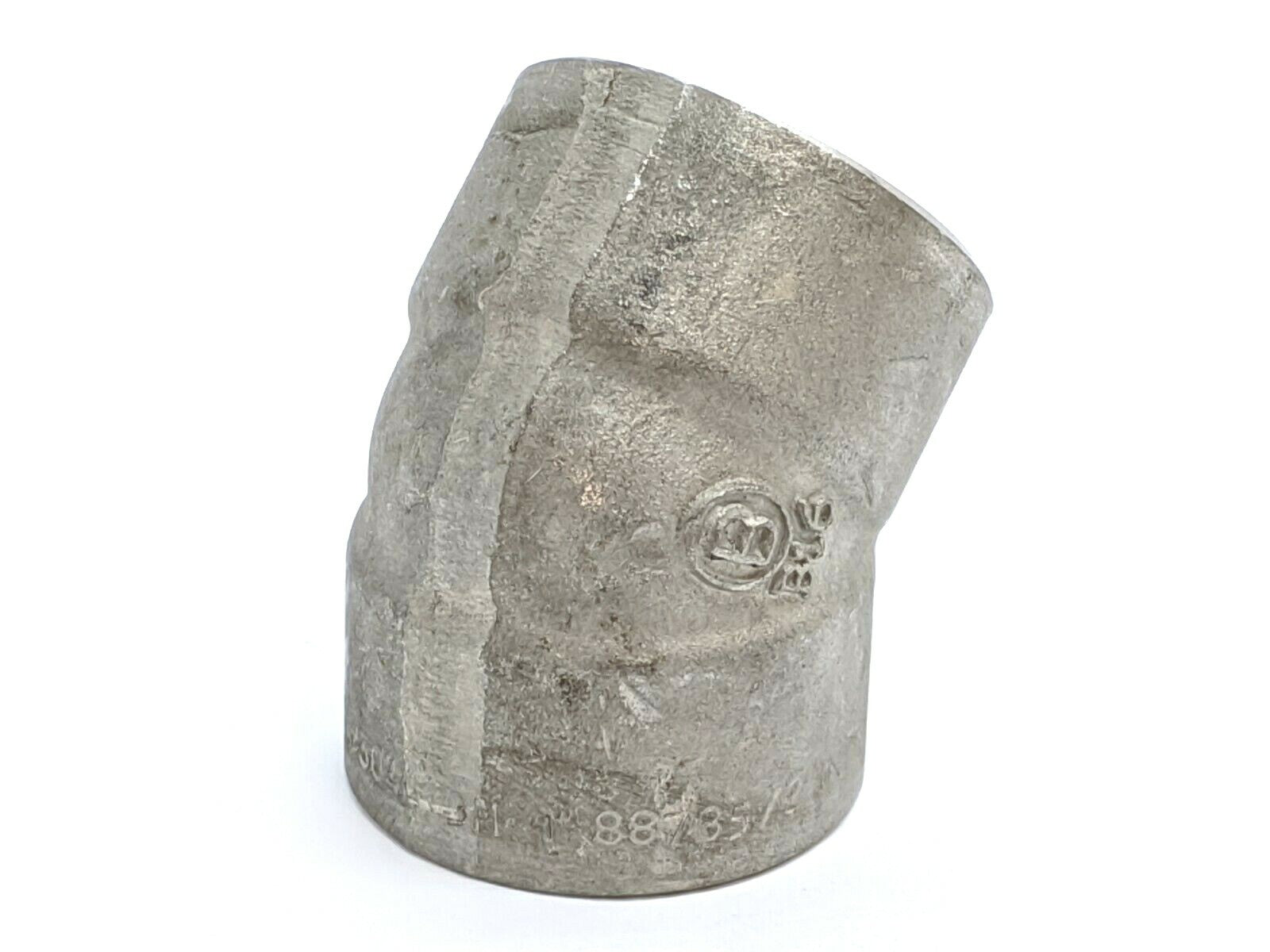 Bebitz A/SA 182F304/304L 1" Socket Weld 45 Degree Pipe Elbow 3000 lb 88785/2 B16 - Maverick Industrial Sales