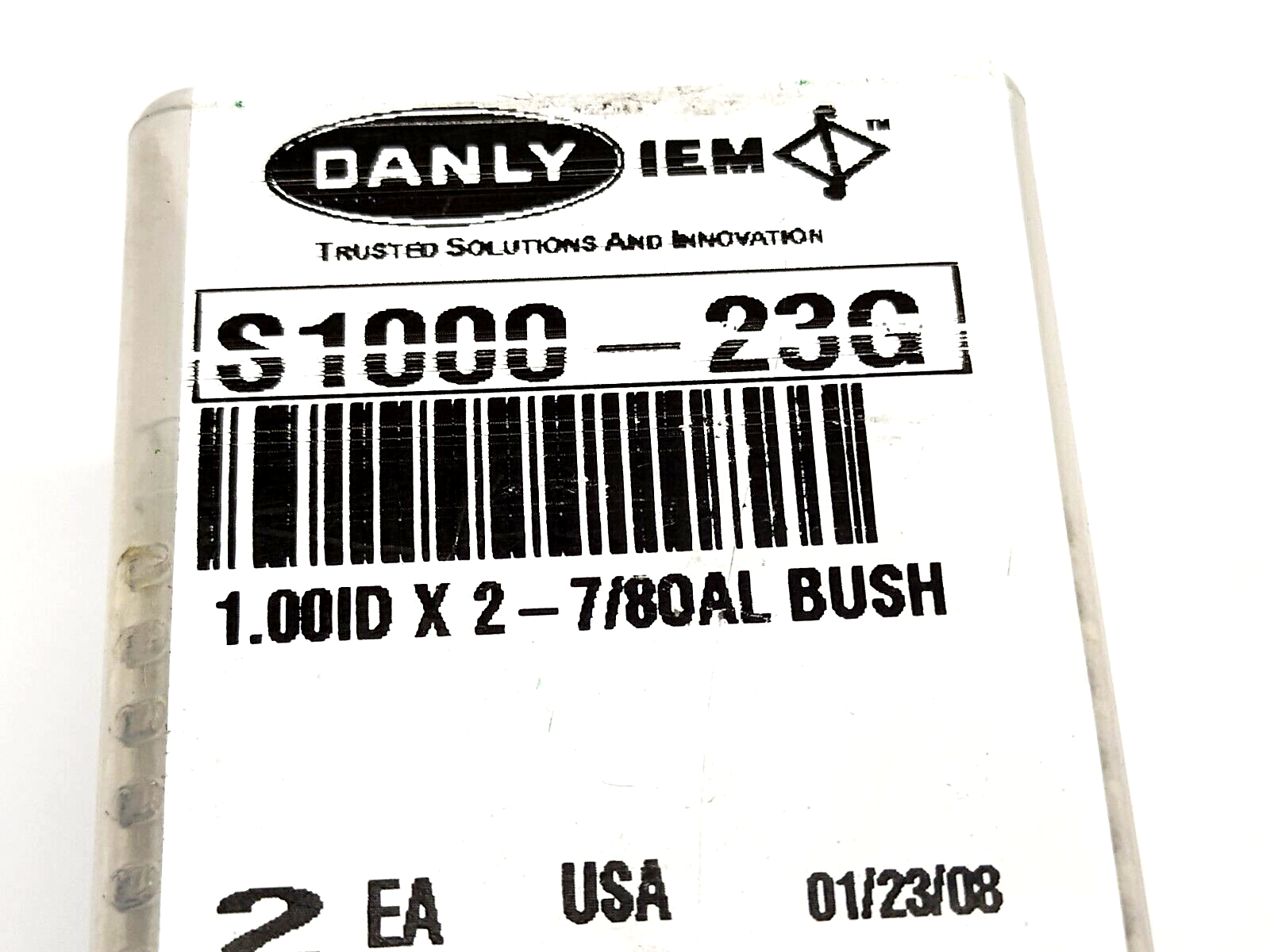 Danly IEM S1000-23G Self Lubricating Mold Shoulder Bushing 1" ID x 2.875" 2-PACK - Maverick Industrial Sales