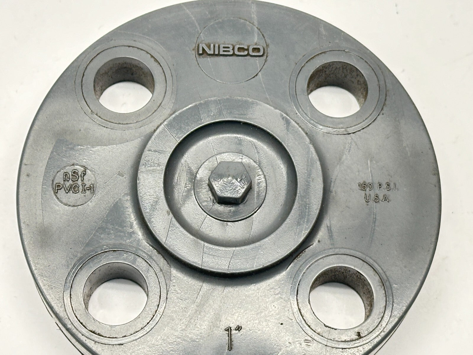Nibco 4519-H 1" Blind Flange PVC Schedule 80 CA16400 - Maverick Industrial Sales