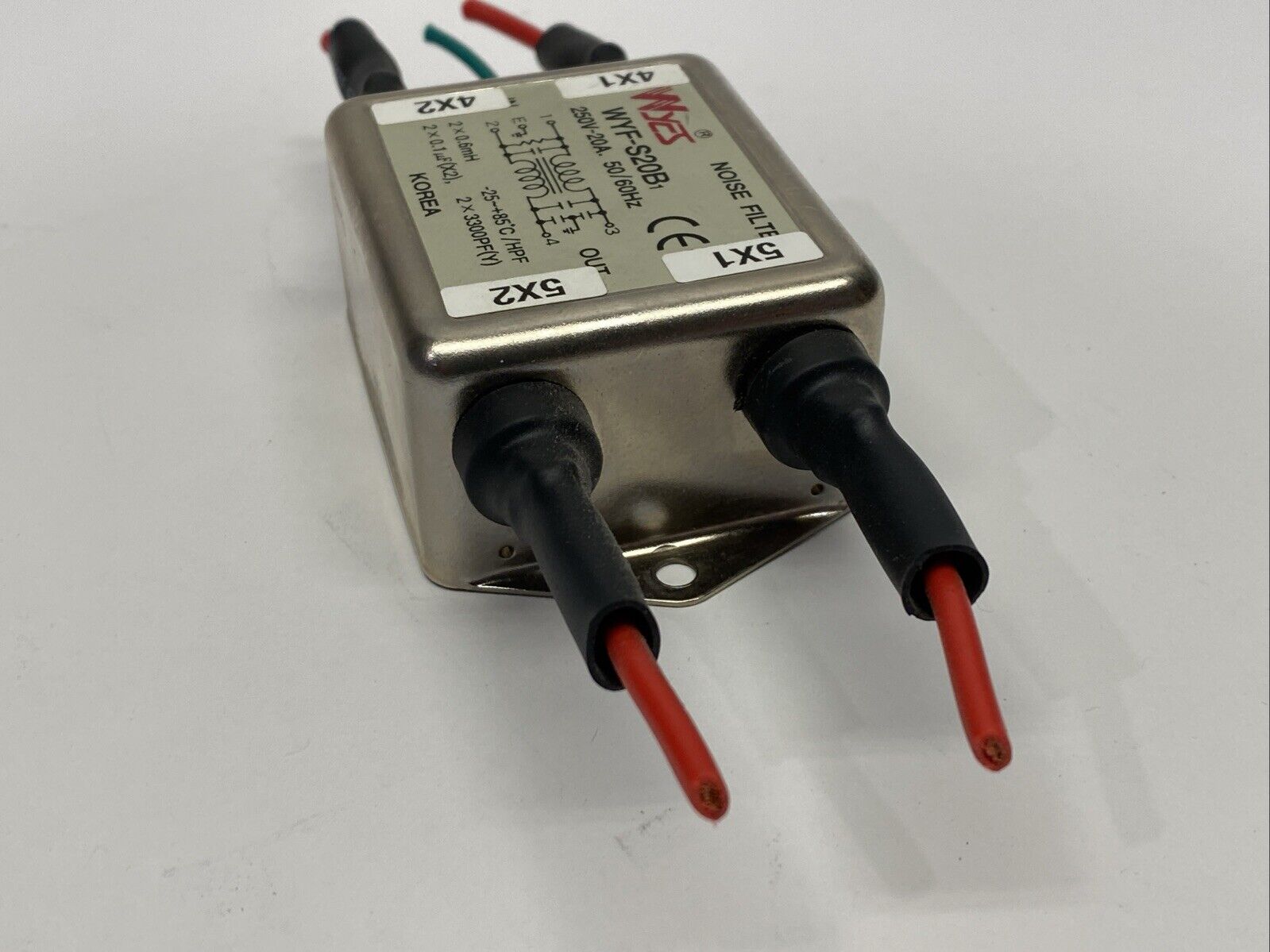 Wyes WYF-S20B Noise Filter 20A 250V - Used - Maverick Industrial Sales