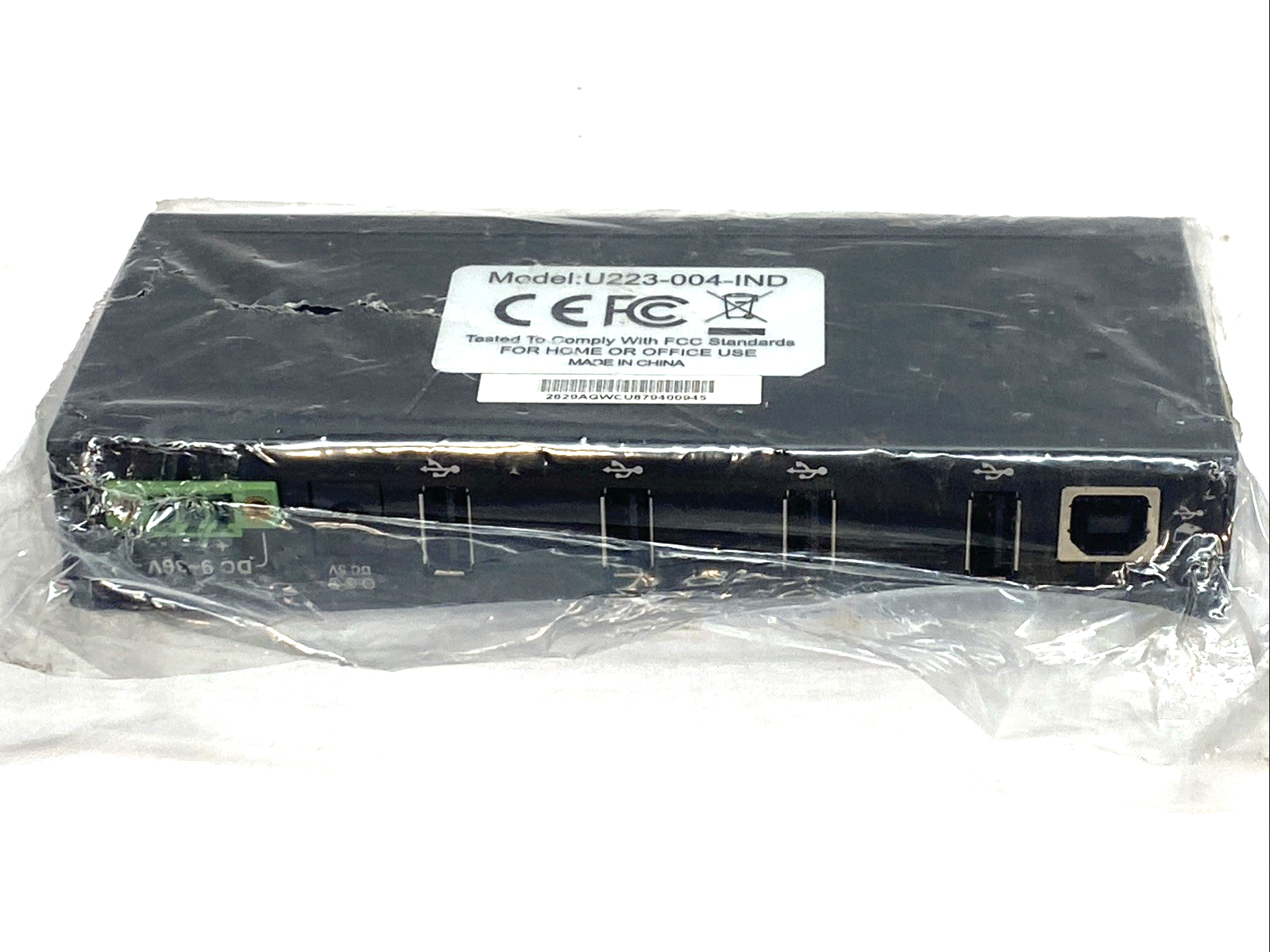 U223-004-IND | Tripp Lite 4-Port Industrial USB 2.0 Hub - New – Open box - Maverick Industrial Sales