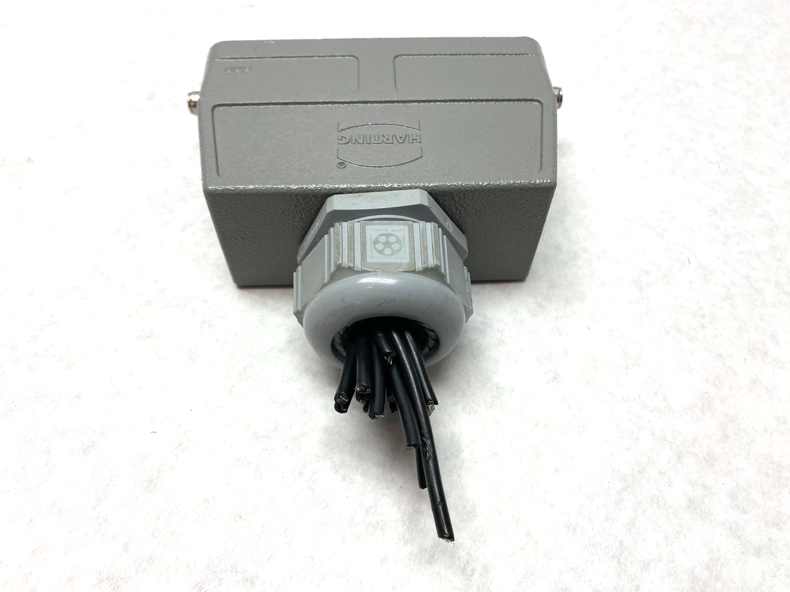 19300240448 | Harting Hood Connector Assembly w/ 4x 09140123001 Protected Modules - Used - Maverick Industrial Sales