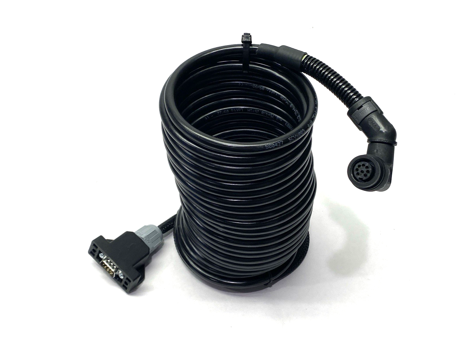 Double-Ended Cable Assembly D-Sub 9-Pin Male to PMA-0 8-pin Female Connector - Maverick Industrial Sales
