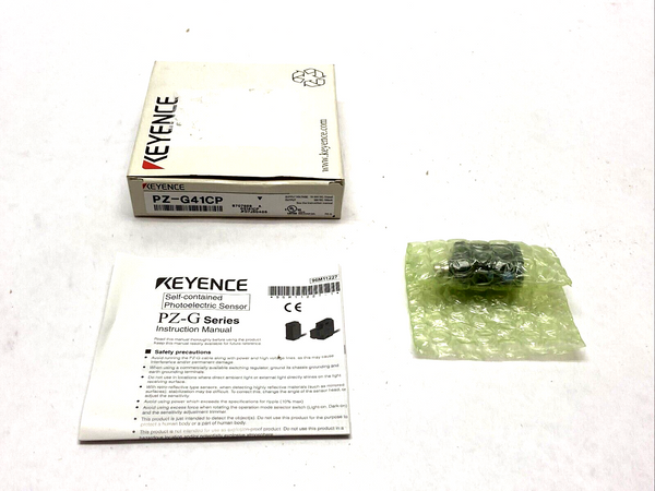 Keyence PZ-G41CP Square Reflective Photoelectric Sensor M8 Connector Type - Maverick Industrial Sales