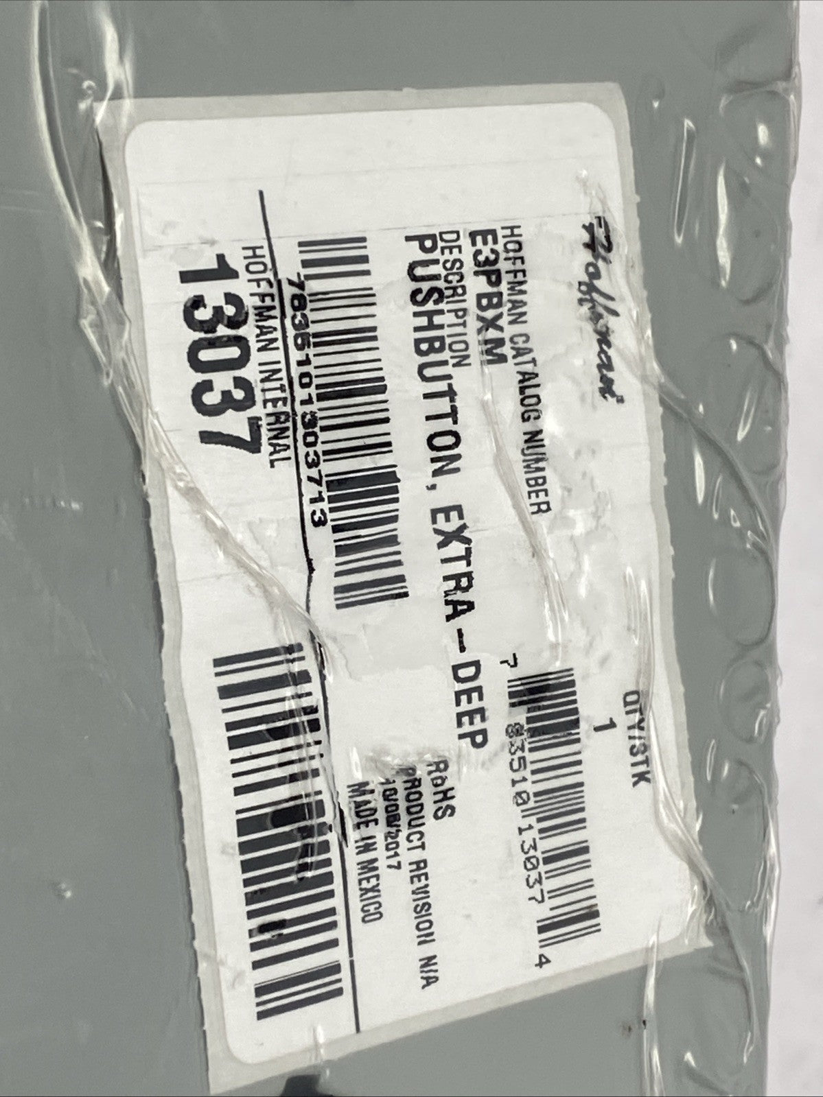 Hoffman E3PBXM Extra Deep Pushbutton Enclosure 3PB x 22.5mm - Maverick Industrial Sales