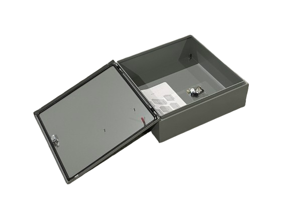 Hoffman nVent CSD20206 Single Door Enclosure, Gray Steel, 20 x 20 x 6", 77340 - Maverick Industrial Sales