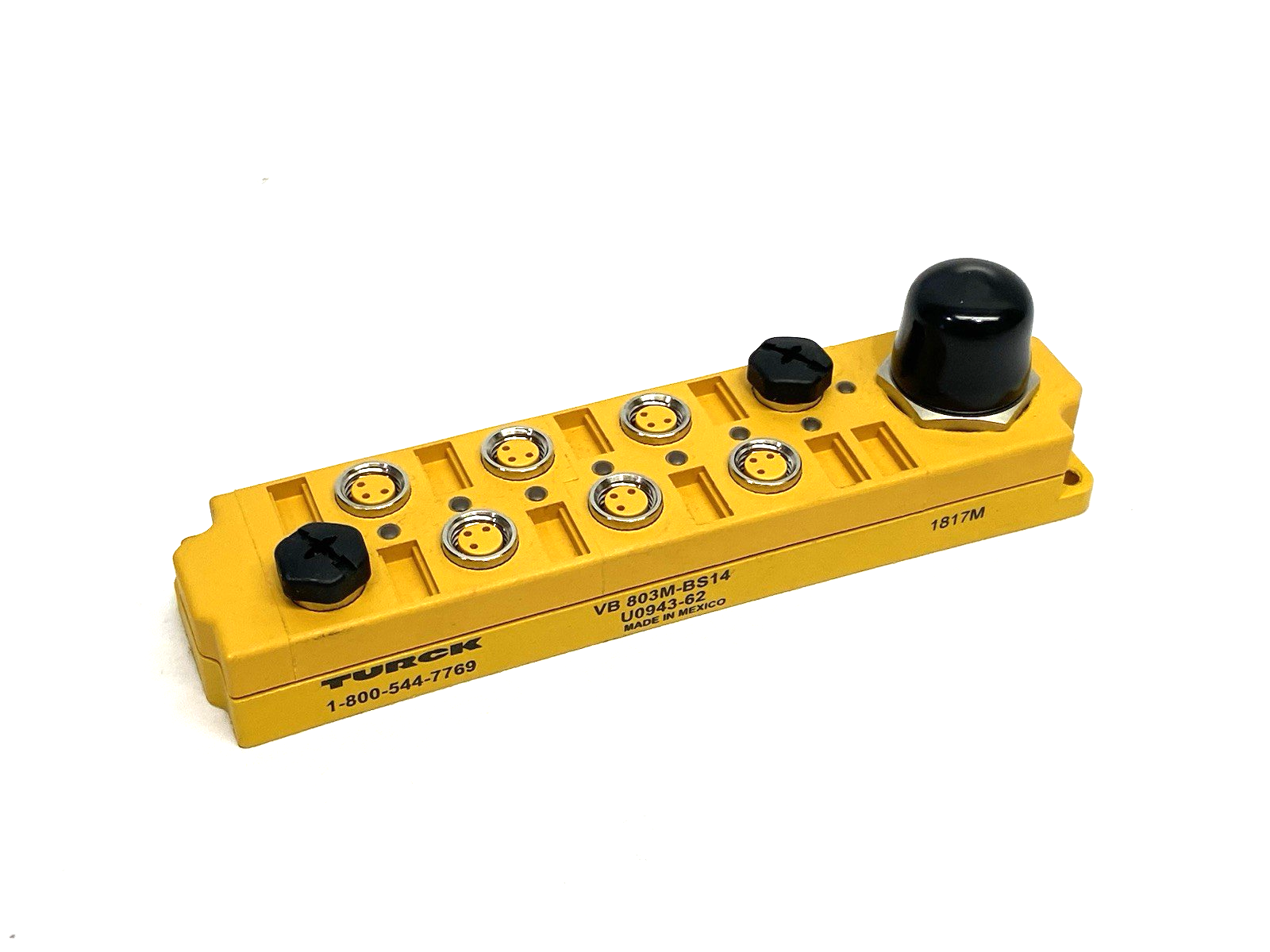 VB 803M-BS14 | Turck Passive Junction Box 8-Port x M8 3-Pin, U0943-62 - Used - Maverick Industrial Sales
