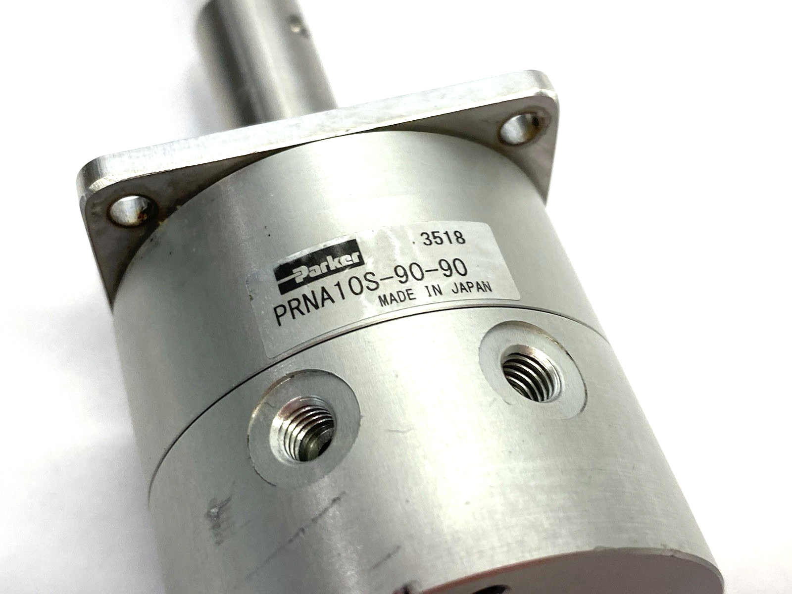 PRNA10S-90-90 | Parker Compact Pneumatic Rotary Vane Actuator, Single Vane, Fixed - Used - Maverick Industrial Sales