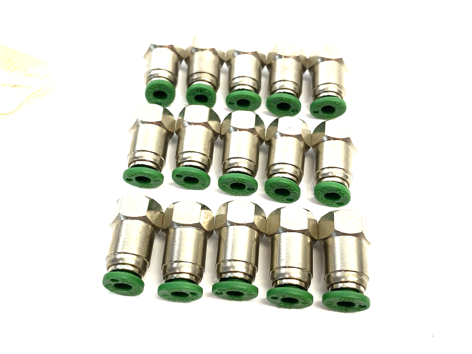 PQ-FC04M5-PKG | Clippard Quick-Push Fitting 4mm OD Tube M5 Female Thread LOT OF 15 - New – Open box - Maverick Industrial Sales