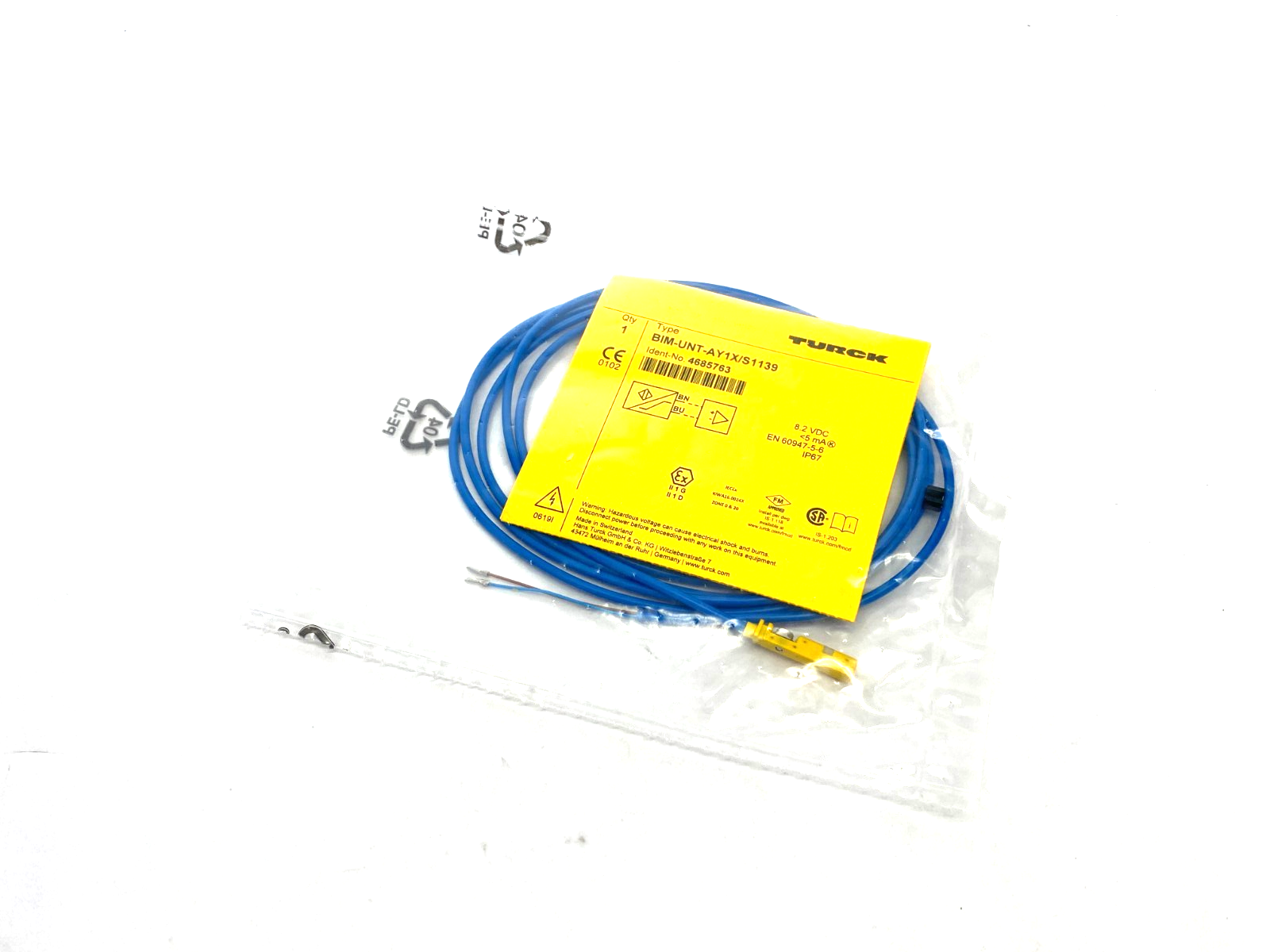 Turck BIM-UNT AY1X/S1139 Magnetic Field Sensor T-Groove 2-Wire 4685763 - Maverick Industrial Sales