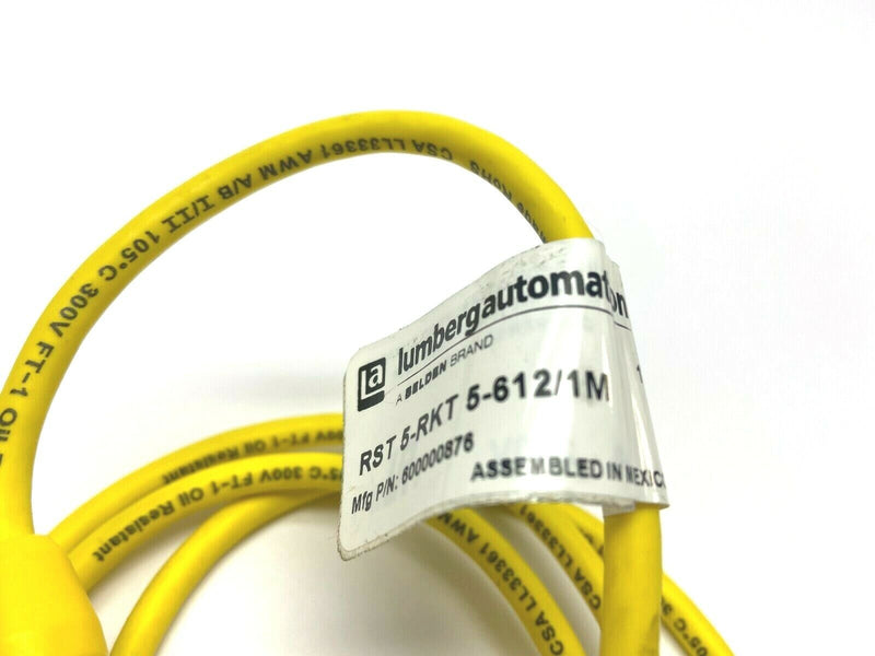 Lumberg Automation RST 5-RKT 5-612/1M 600000876 Cordset - Maverick Industrial Sales