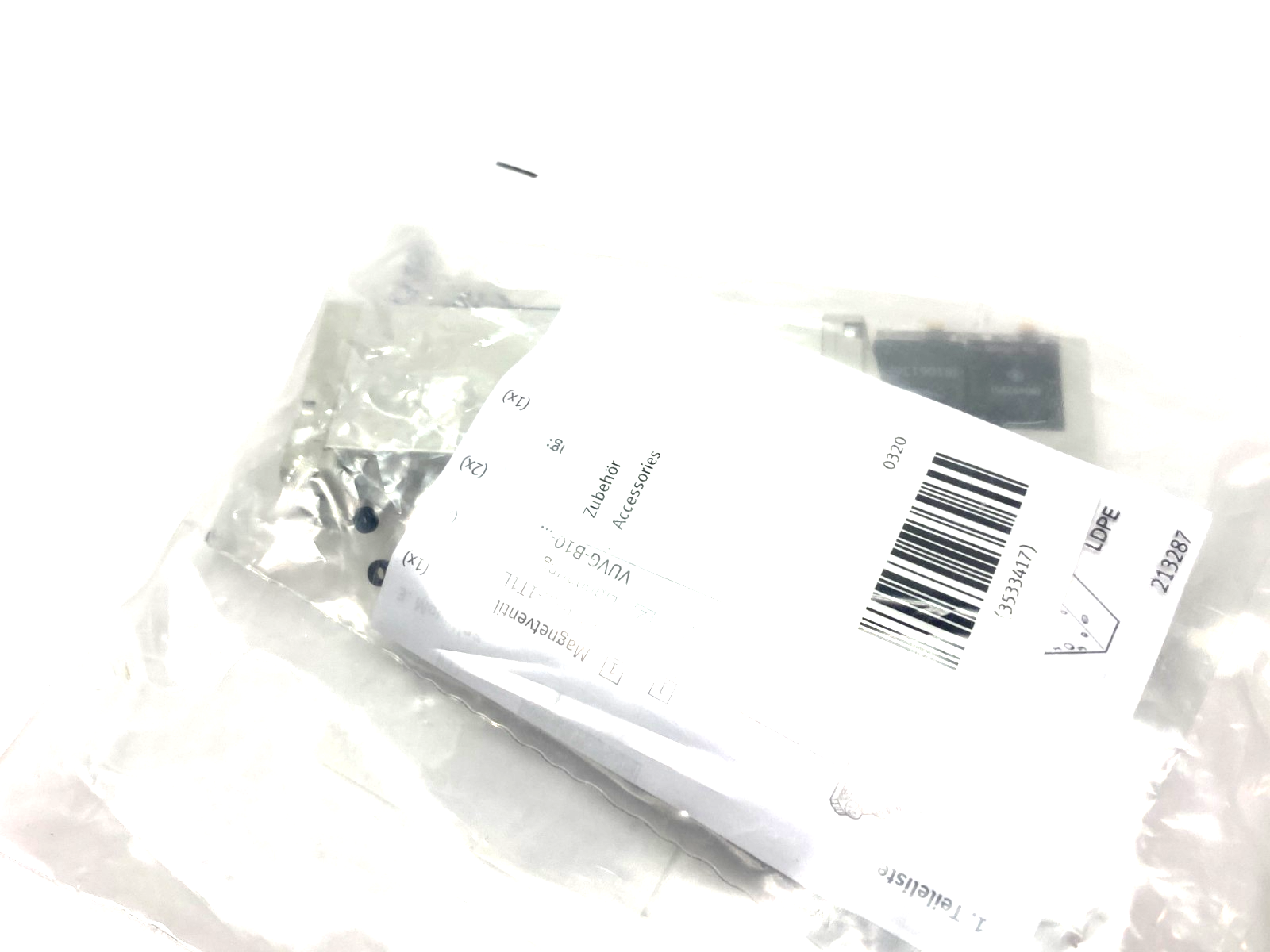 Festo VUVG-B18-P53E-ZT-F-1T1L Solenoid Valve, 5/3 Exhausted, 8004895 - Maverick Industrial Sales