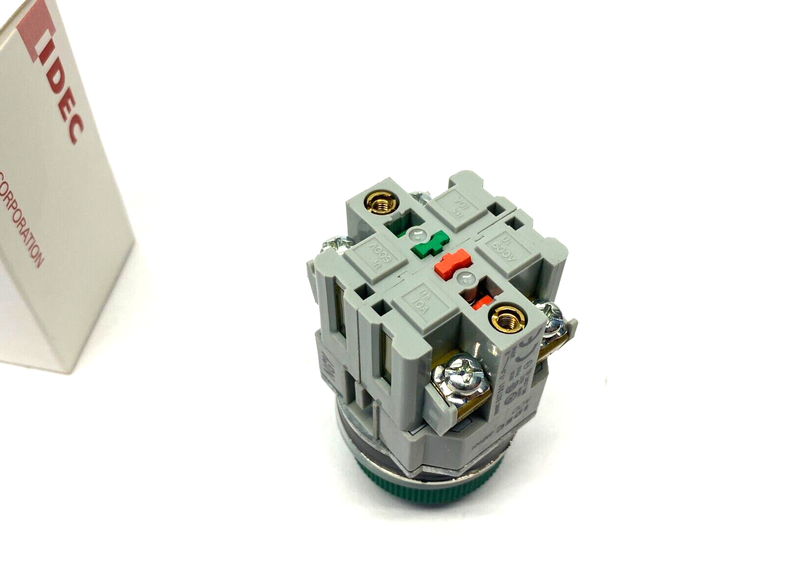 IDEC AOPD211N-G Extended Pushbutton 30mm Green Rubber Head 2-Position - Maverick Industrial Sales