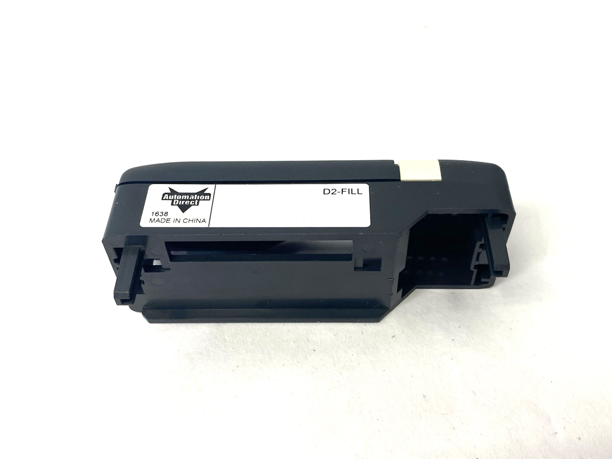 D2-FILL | Automation Direct DirectLOGIC DL205 filler module with cover - New – Open box - Maverick Industrial Sales