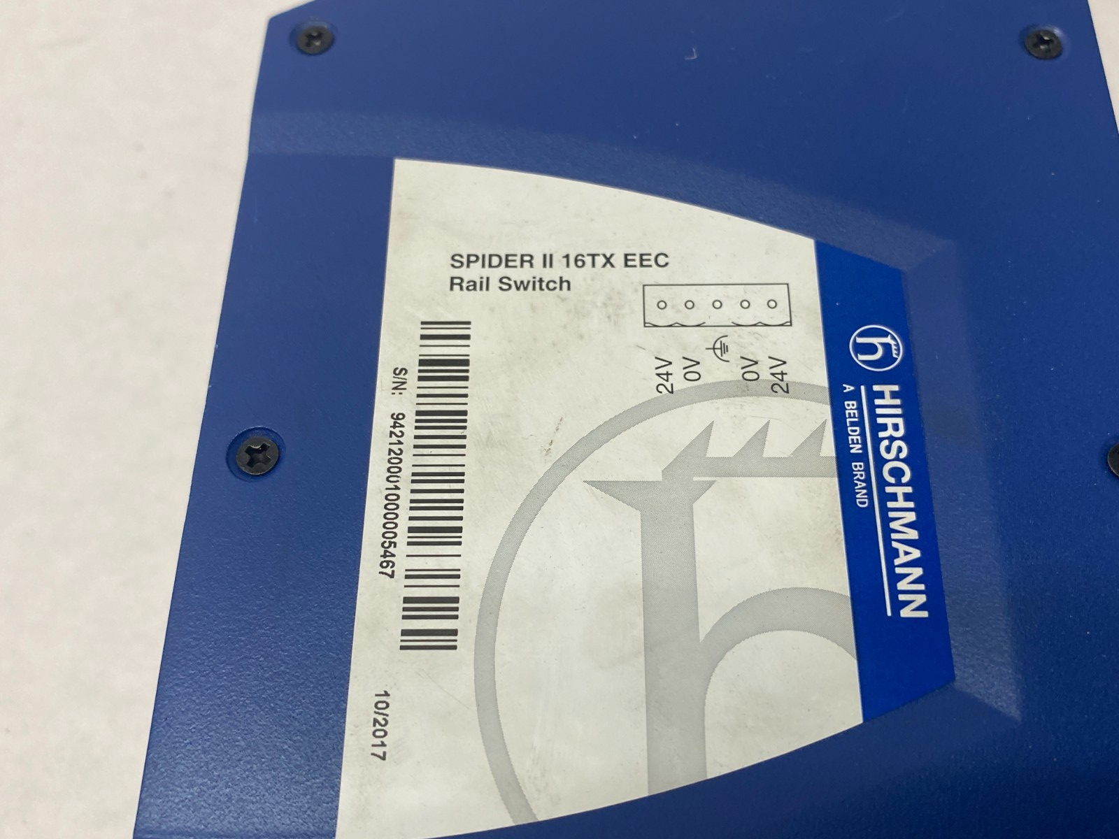 Hirschmann SPIDER II 16TX EEC Industrial Ethernet Rail Switch - Maverick Industrial Sales