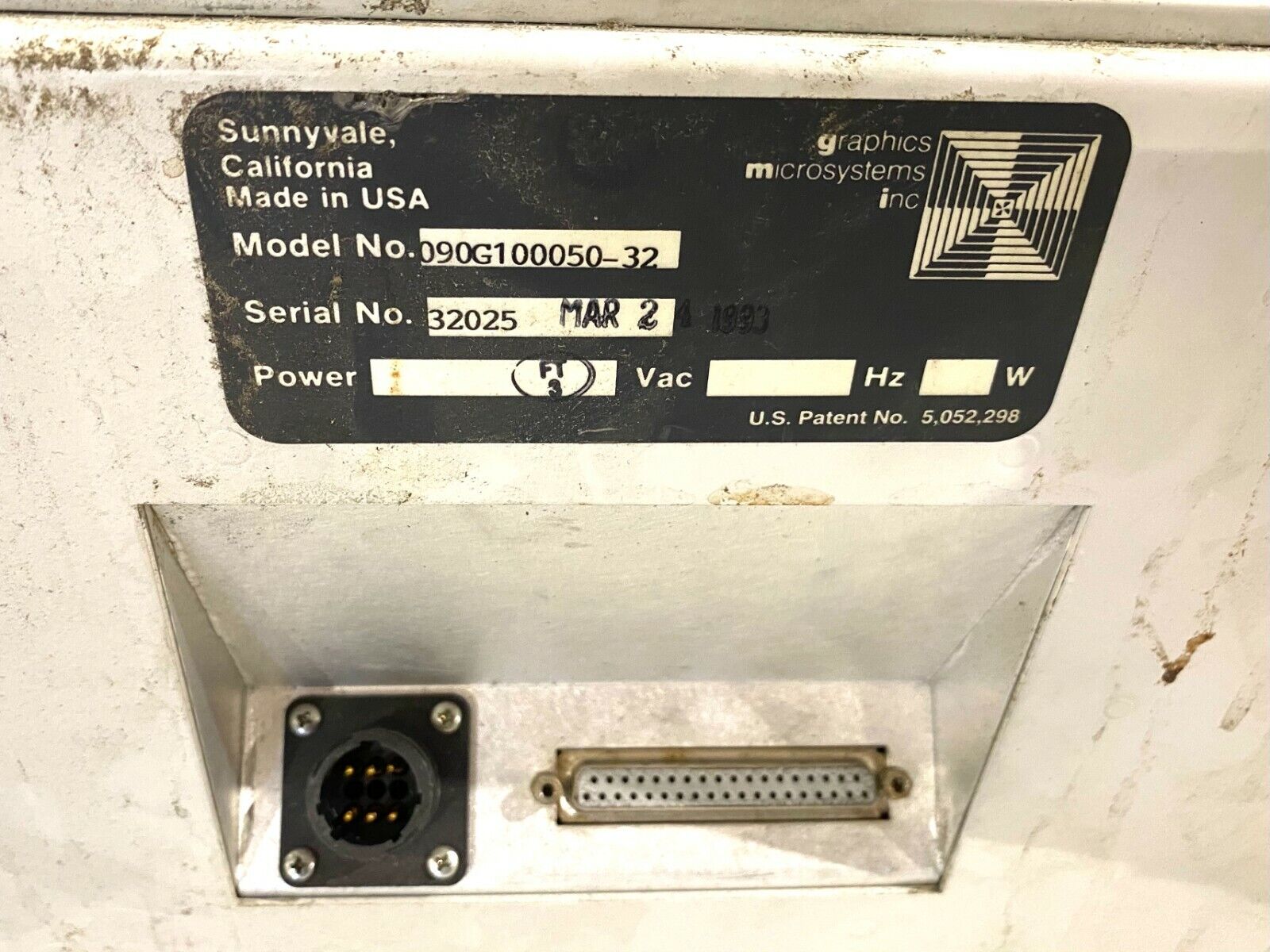 Graphics Microsystems 090G100050-32 Microcolor OCU II Ink Desk Console Keyboard - Maverick Industrial Sales