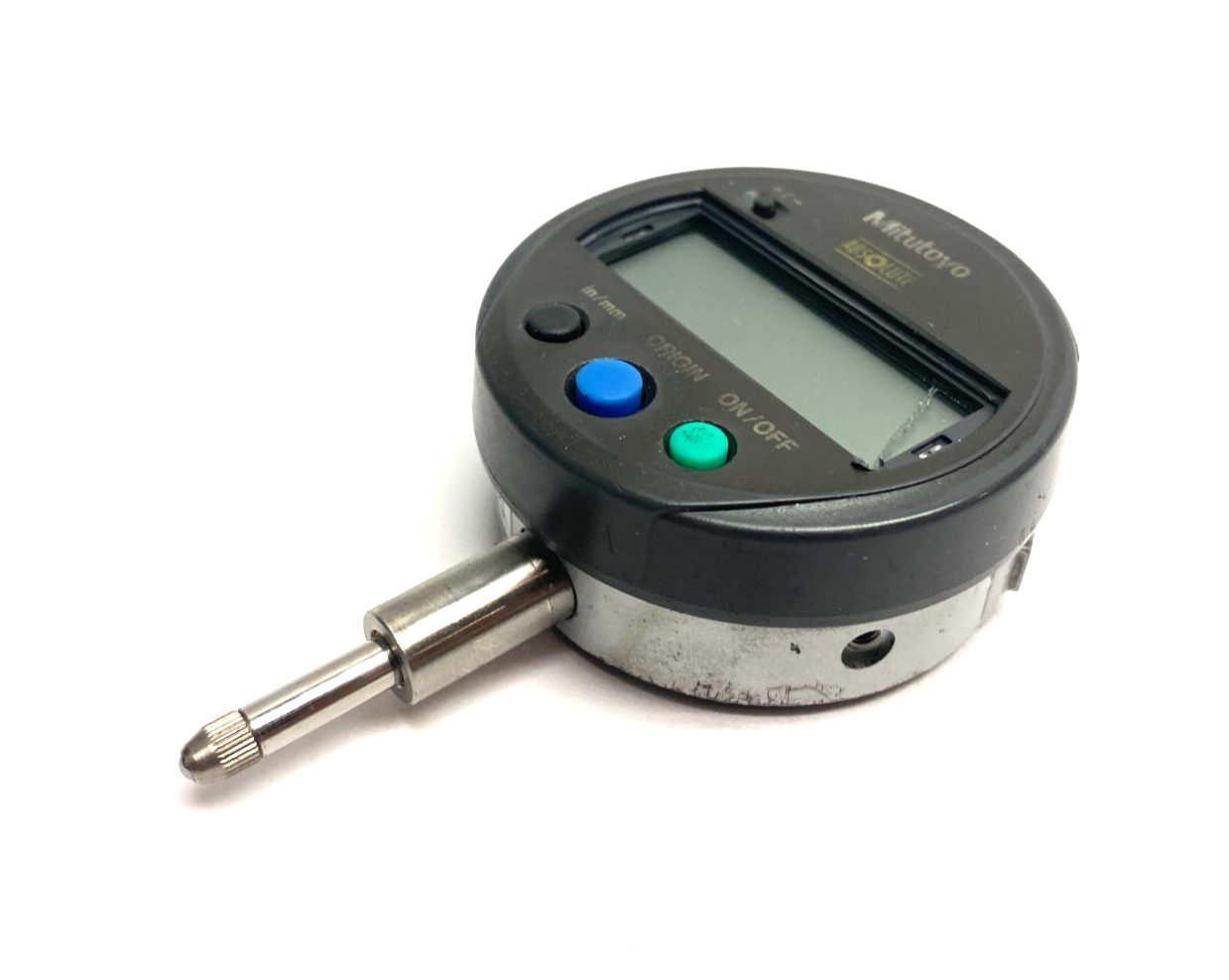 Mitutoyo 543-793B Digimatic ABSOLUTE Indicator ID-S112TXB 12.7mm CRACKED SCREEN - Maverick Industrial Sales